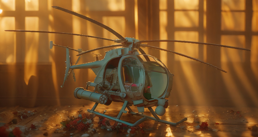 Military Precision Ultimate Attack Helicopter Model 3D print model_7