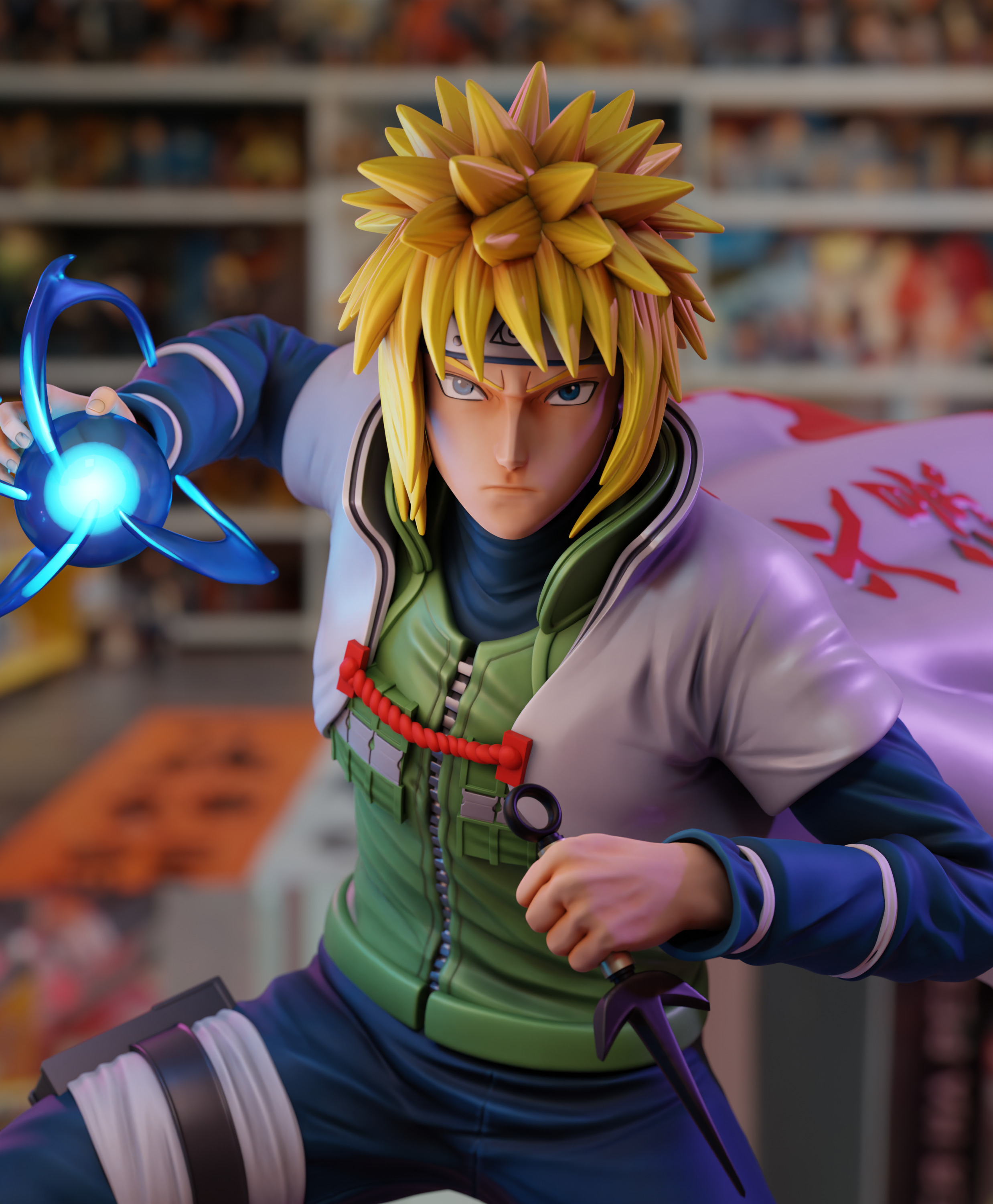 Minato from Naruto 3D print model_1