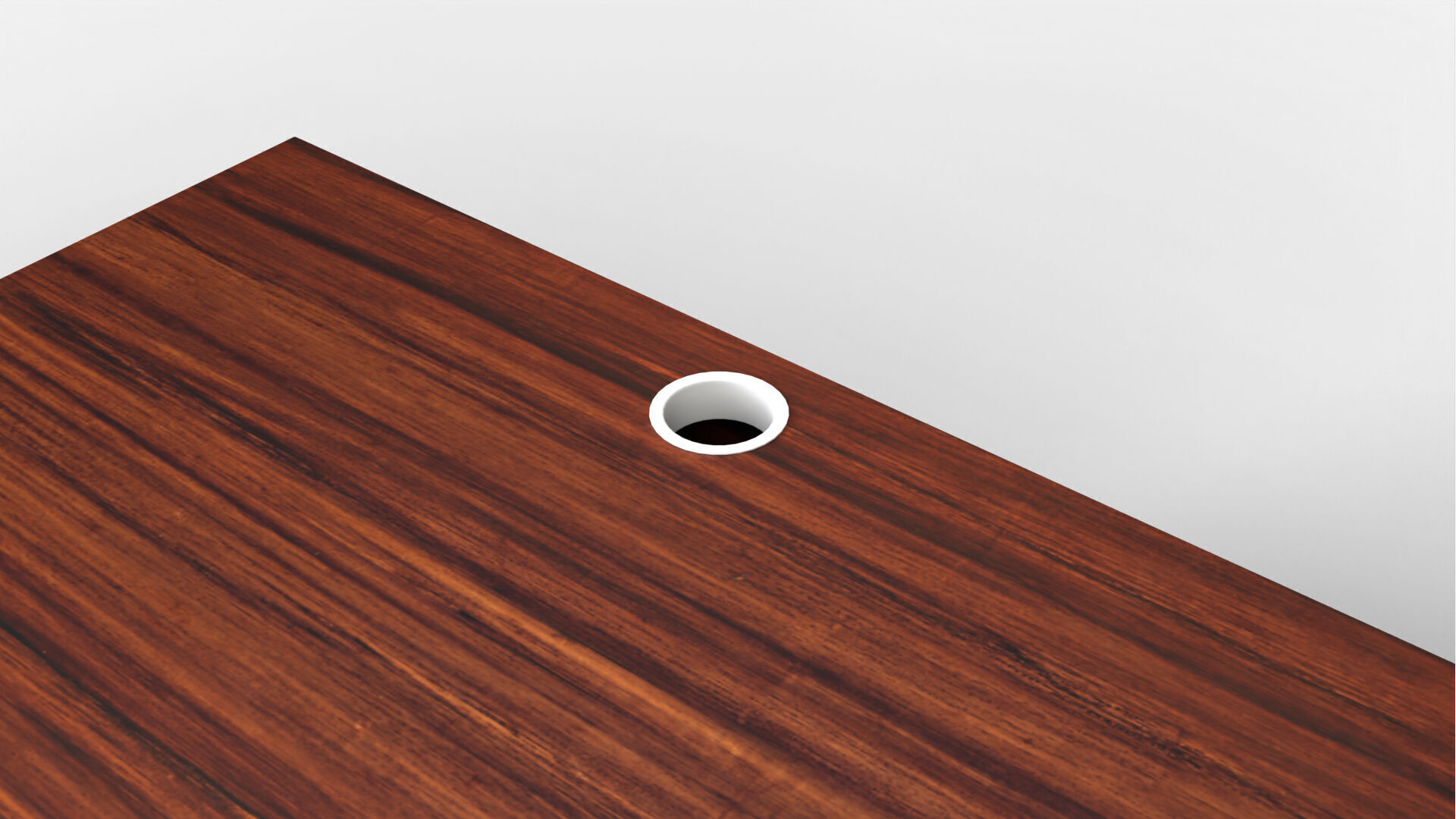 Study Desk 01 - Dark Wood 3D model_2