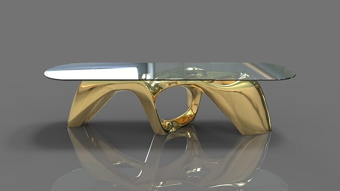 Metal Art Furniture desk 3D model