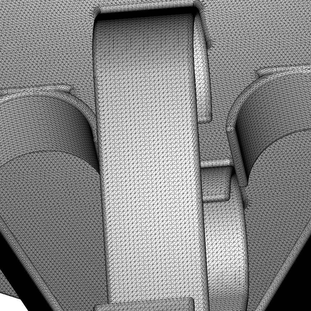 Premium Decagonal Table 3D print model_6