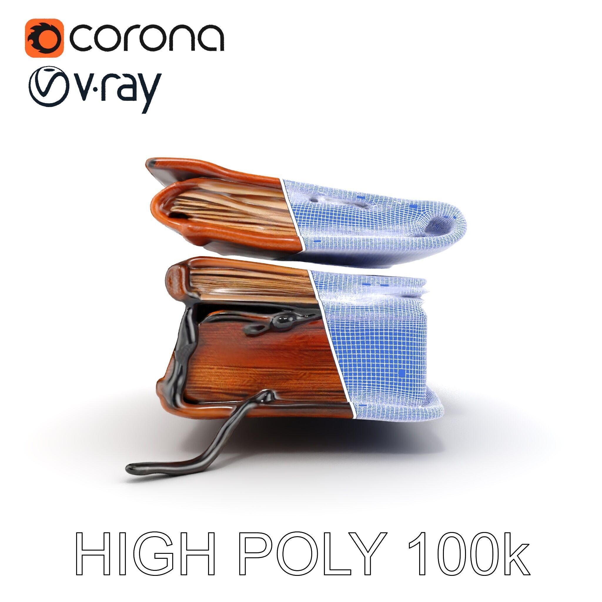 Ancient Spellbook D Model Pack Low-poly 3D model_33