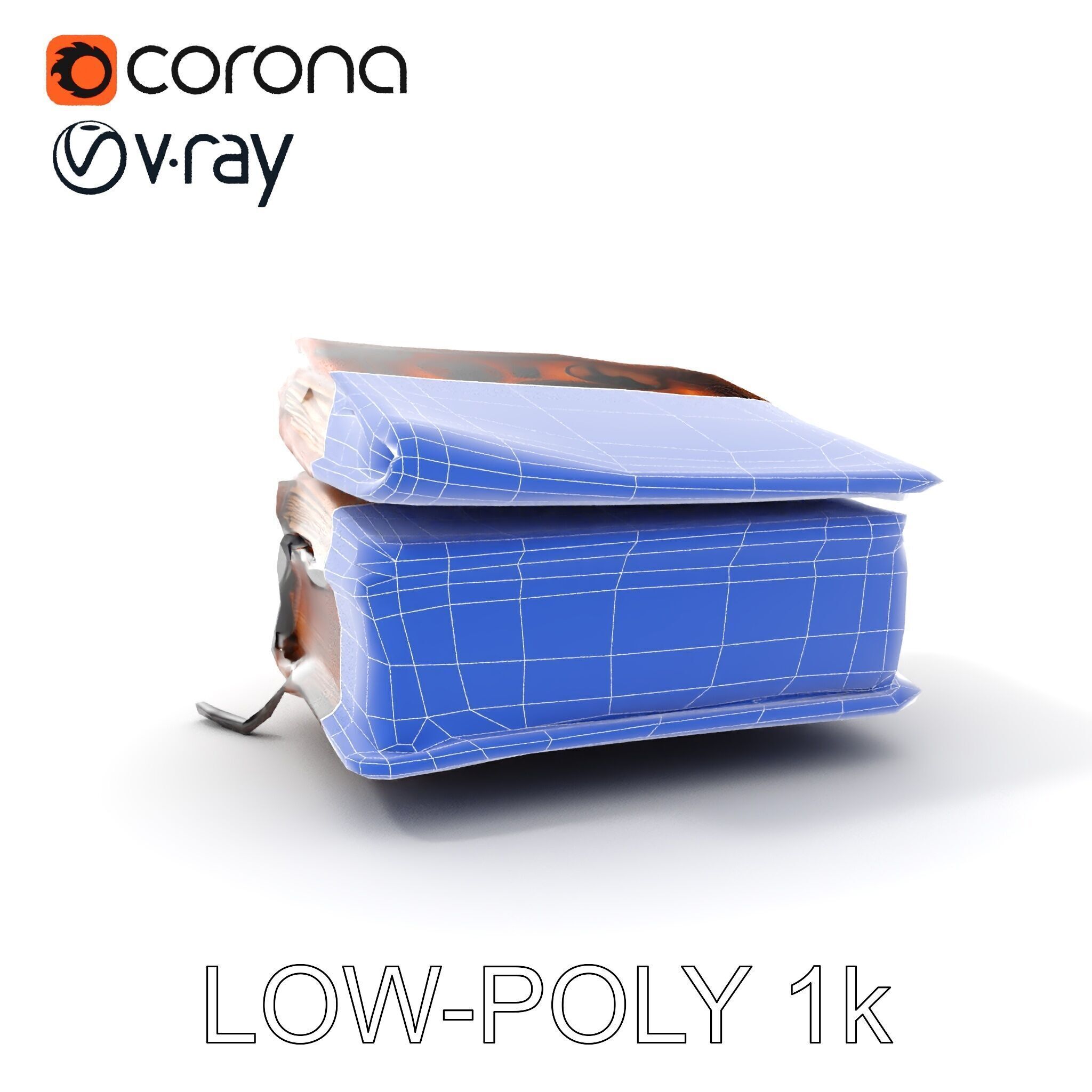 Ancient Spellbook D Model Pack Low-poly 3D model_10