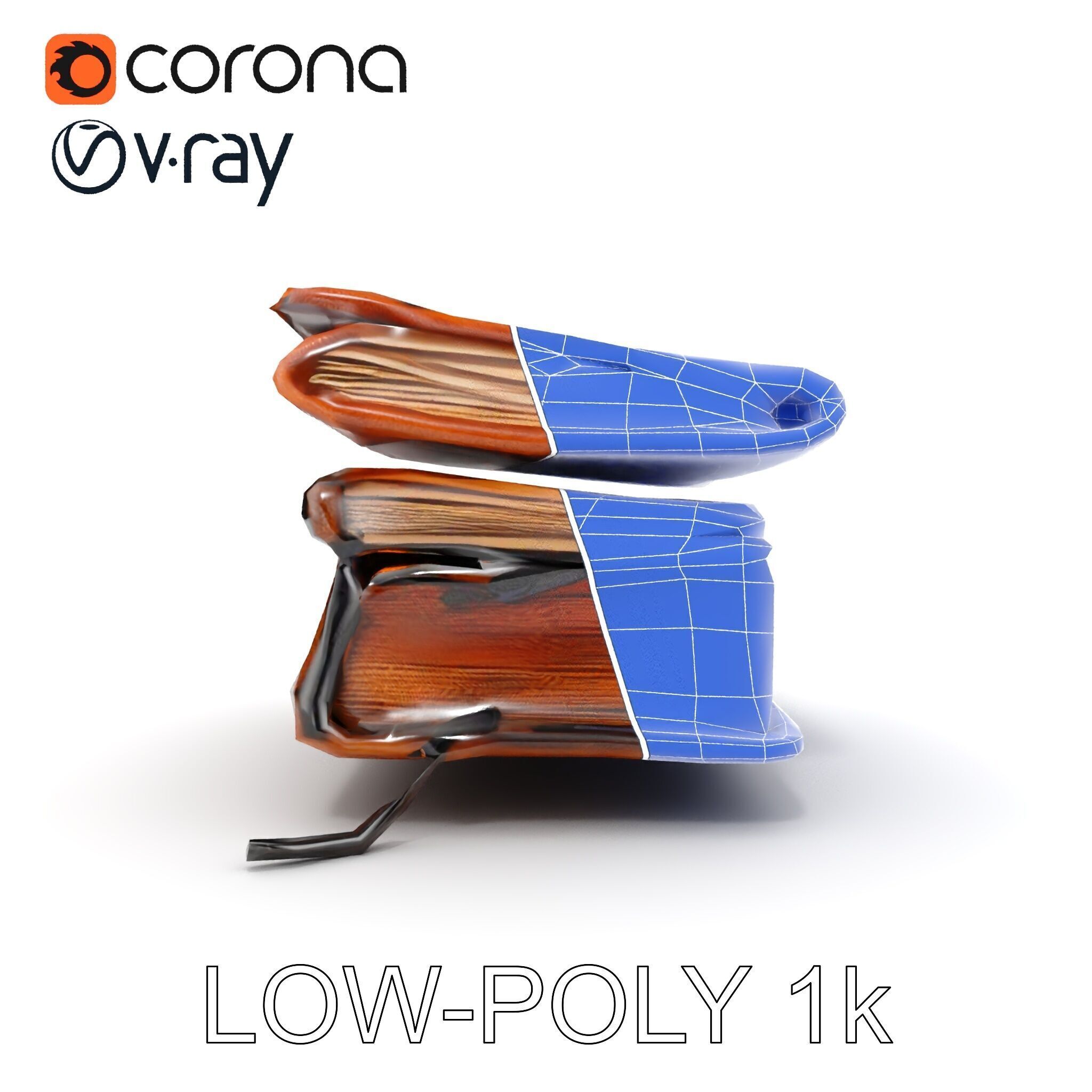 Ancient Spellbook D Model Pack Low-poly 3D model_32