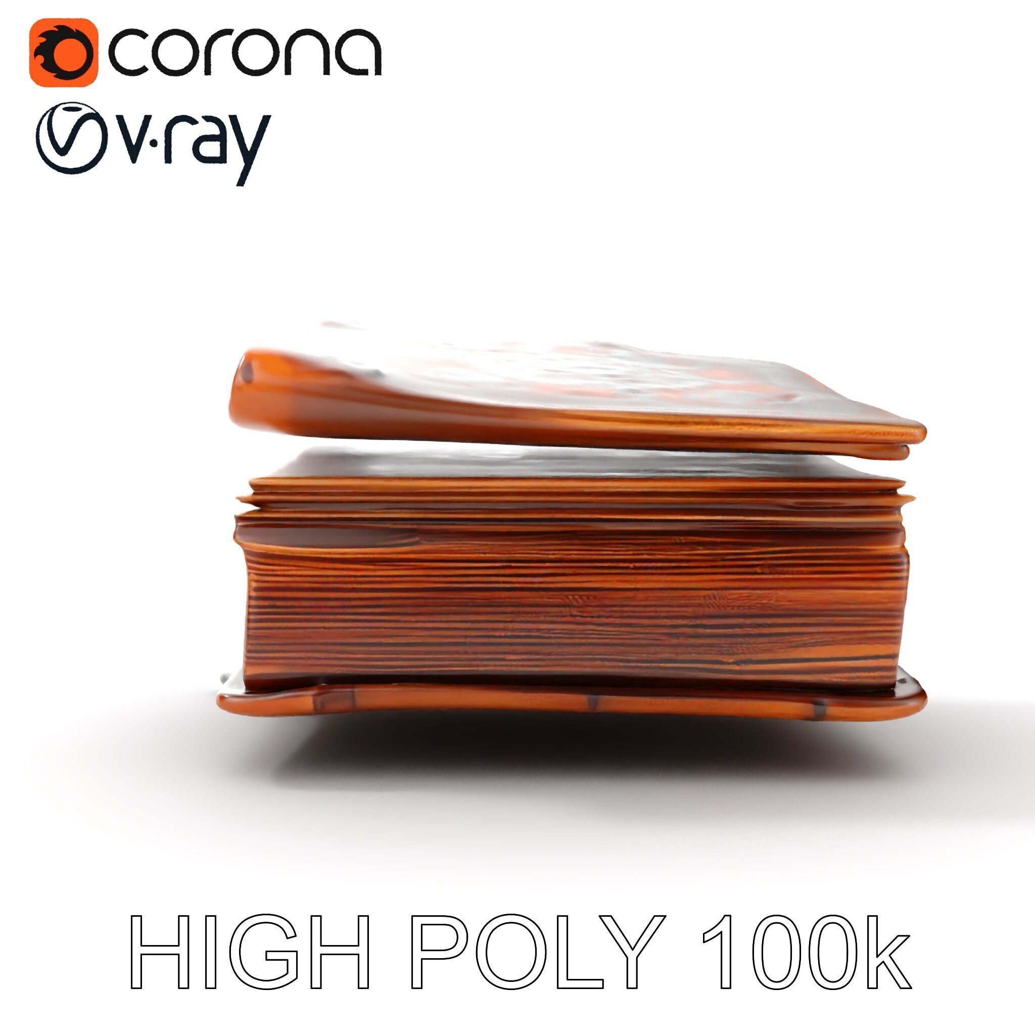 Ancient Spellbook D Model Pack Low-poly 3D model_14