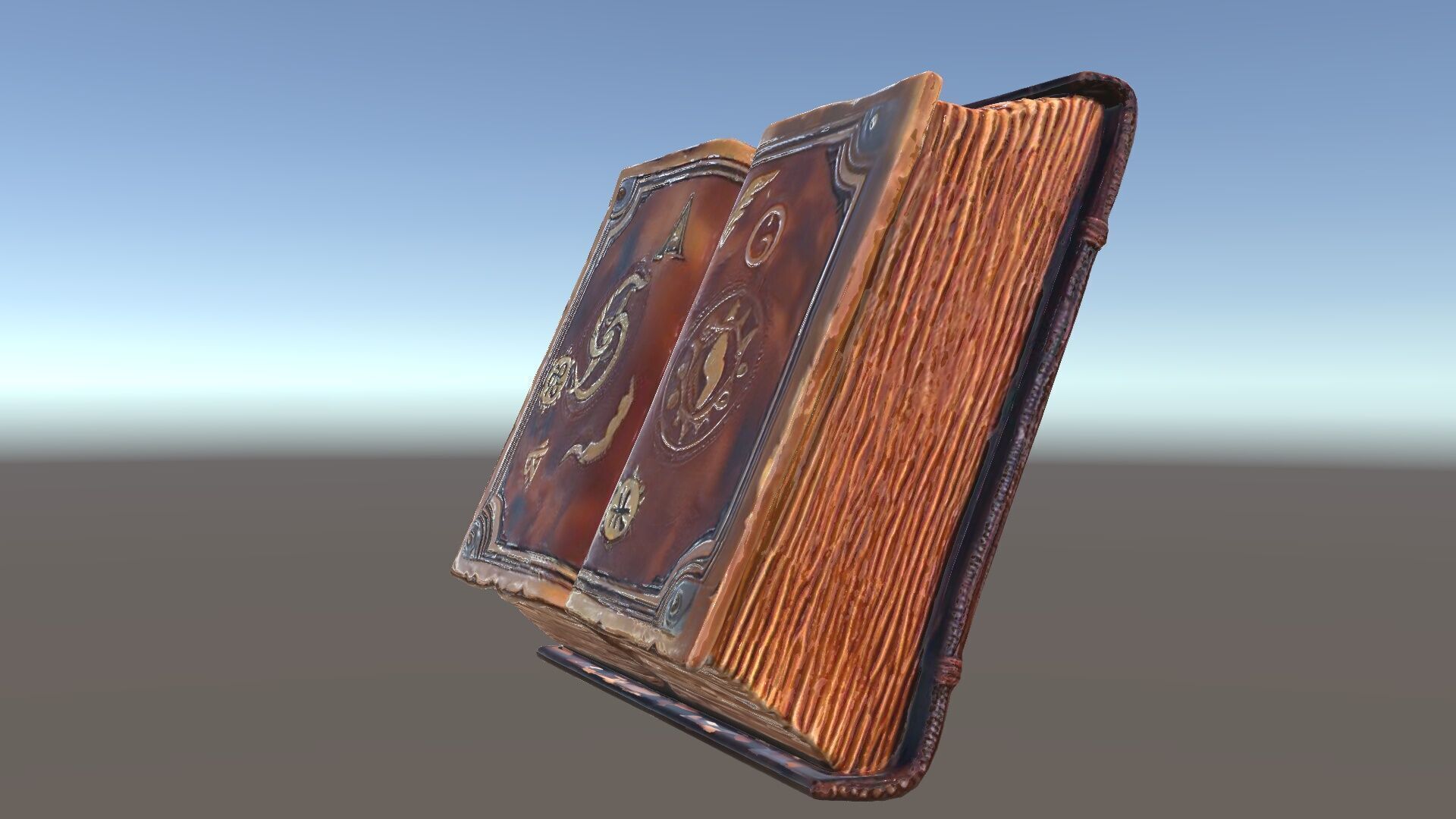 Ancient Grimoire D Model Pack Low-poly 3D model_34