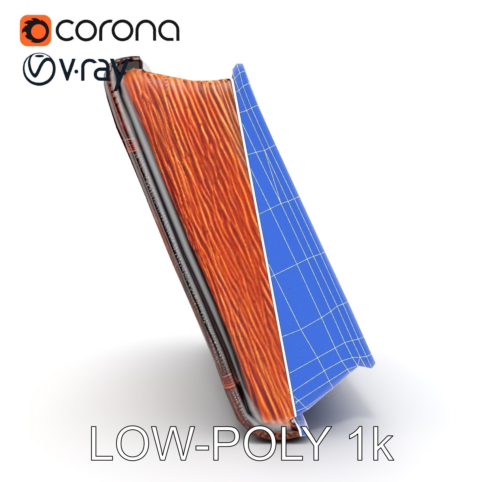 Ancient Grimoire D Model Pack Low-poly 3D model_29