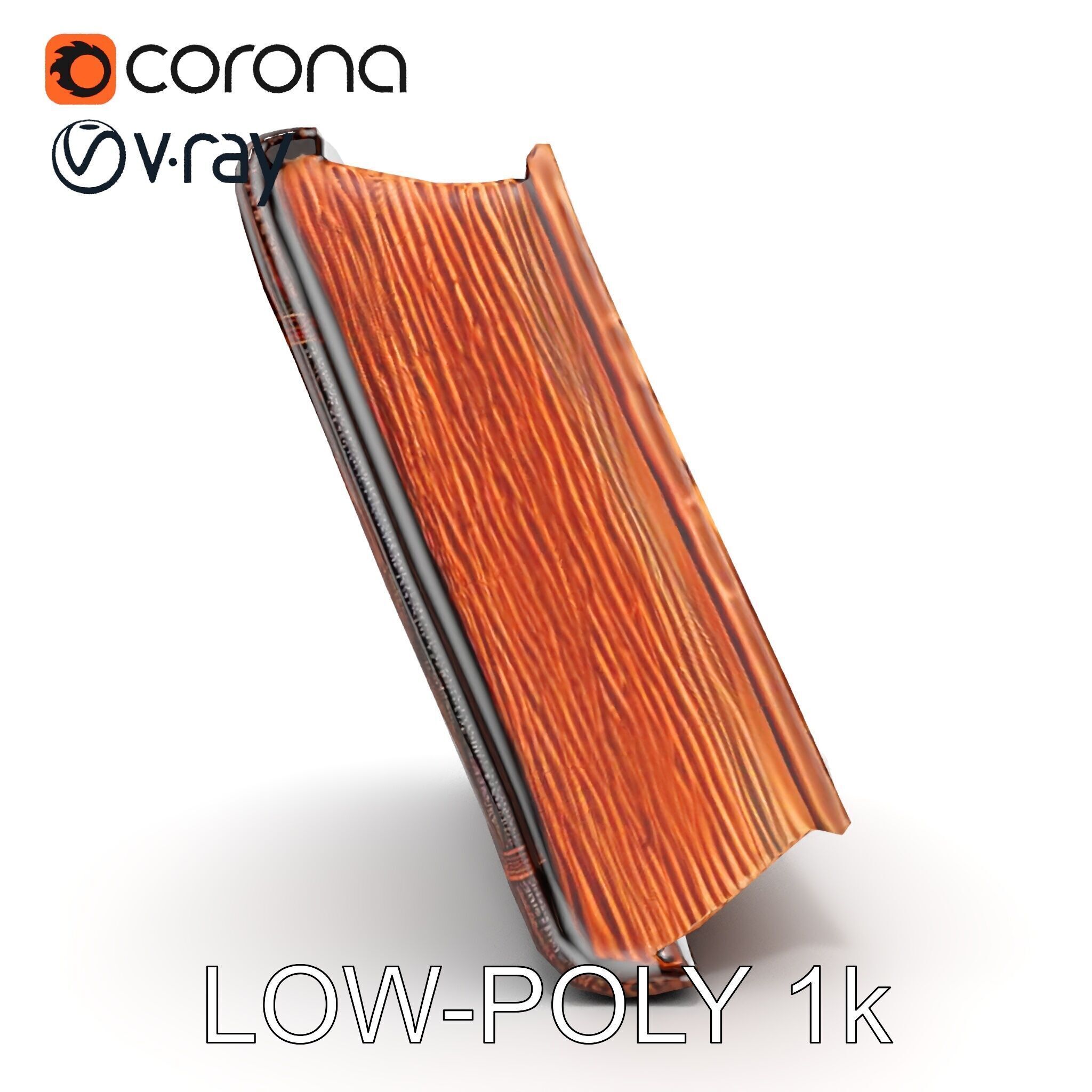 Ancient Grimoire D Model Pack Low-poly 3D model_23