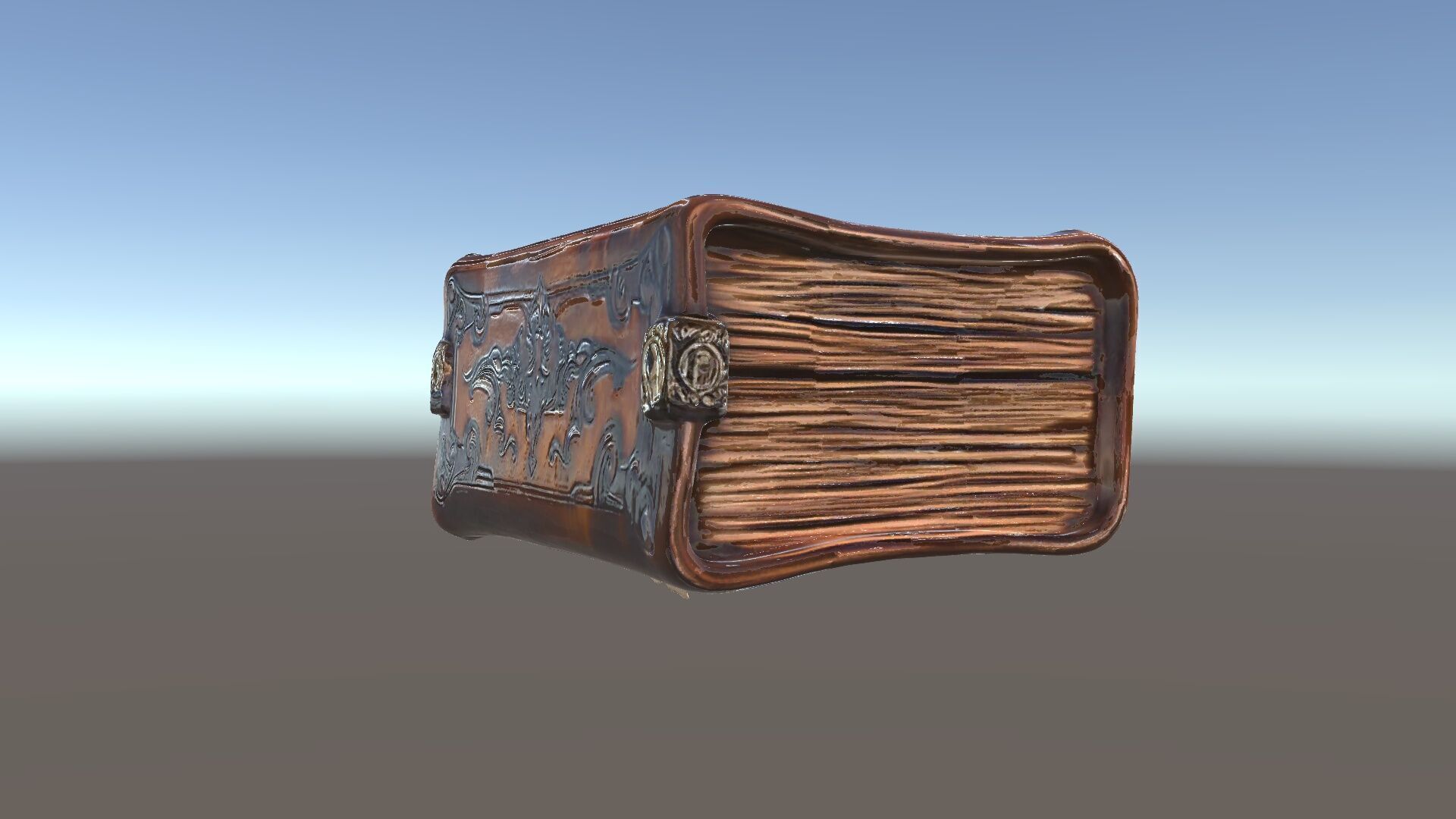 Ornate Antique Book Model Pack for Interactive Environments Low-poly 3D model_34