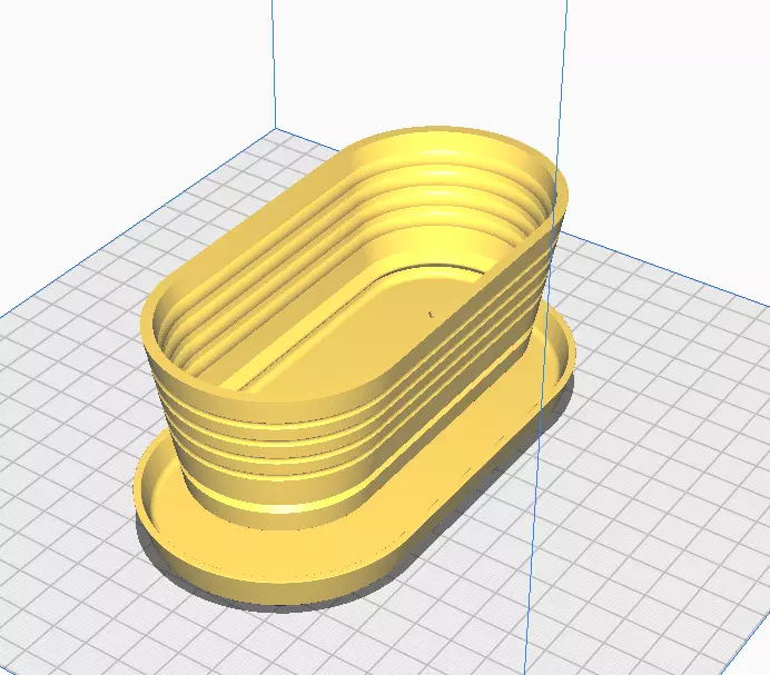 Elegant Planter Pot 3D Printer Digital Model Stylish Design 3D print model_0