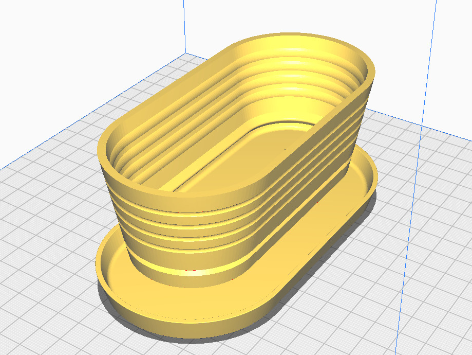 Elegant Planter Pot 3D Printer Digital Model Stylish Design 3D print model_3