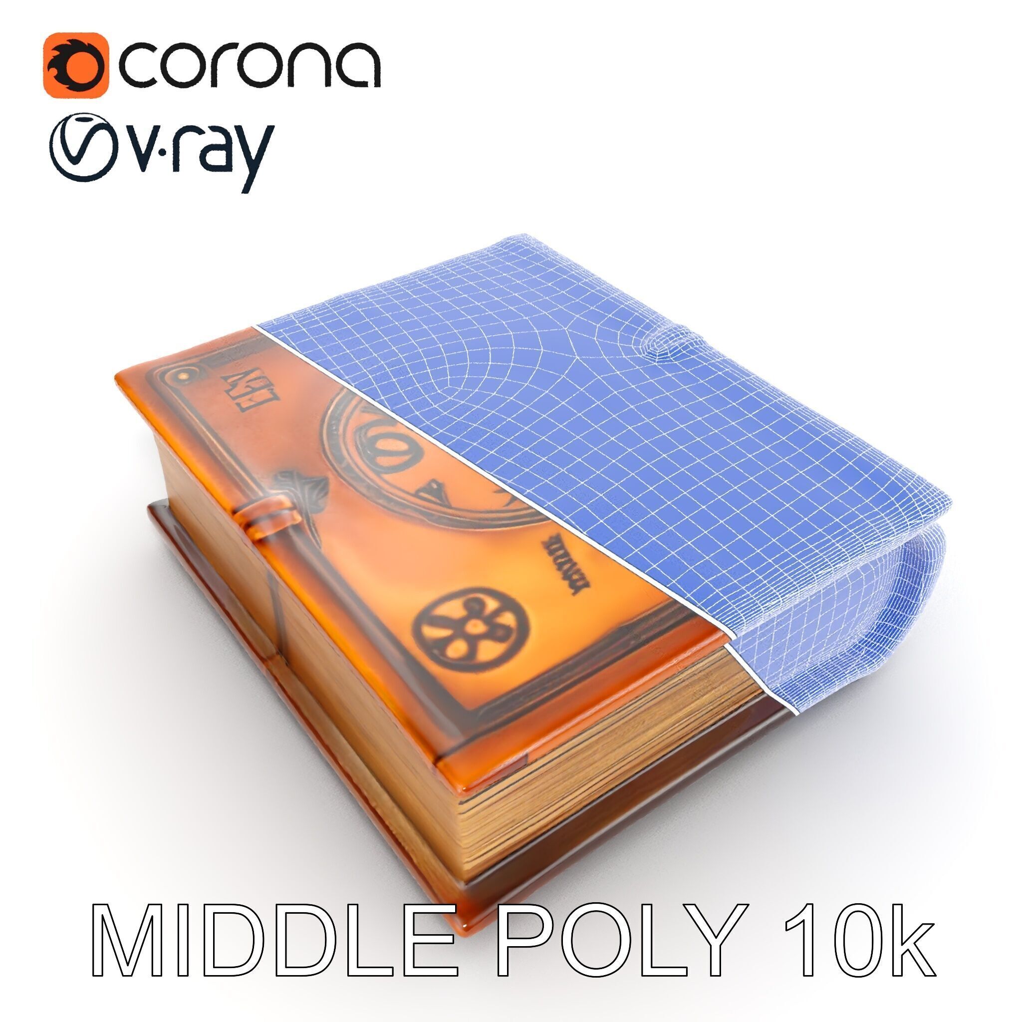 Ancient Spellbook D Model Pack Low-poly 3D model_28