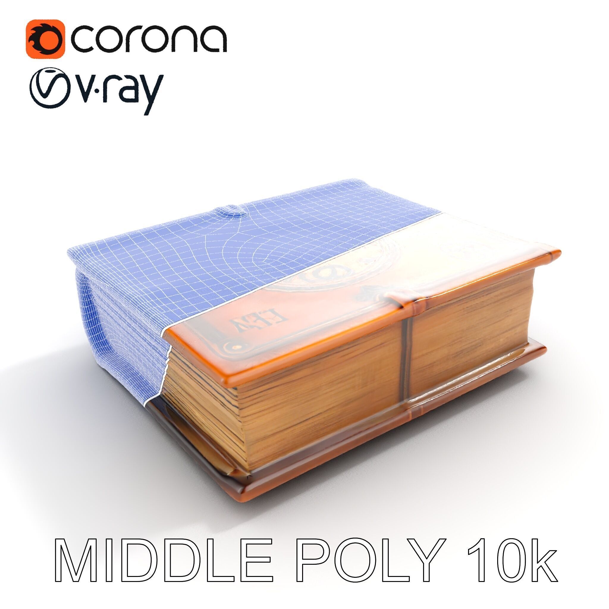 Ancient Spellbook D Model Pack Low-poly 3D model_19