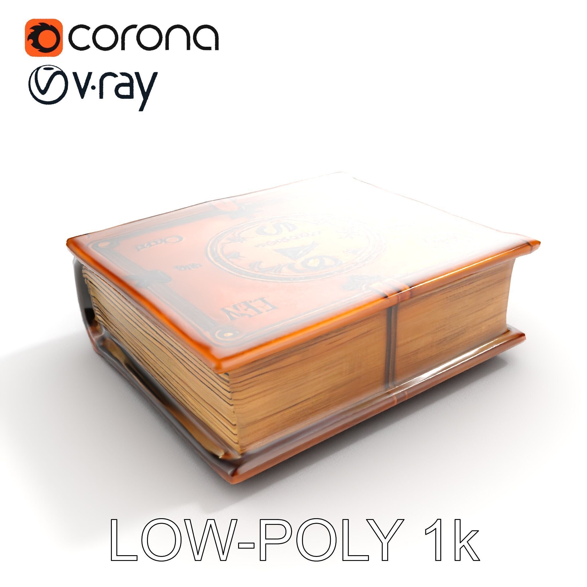 Ancient Spellbook D Model Pack Low-poly 3D model_7