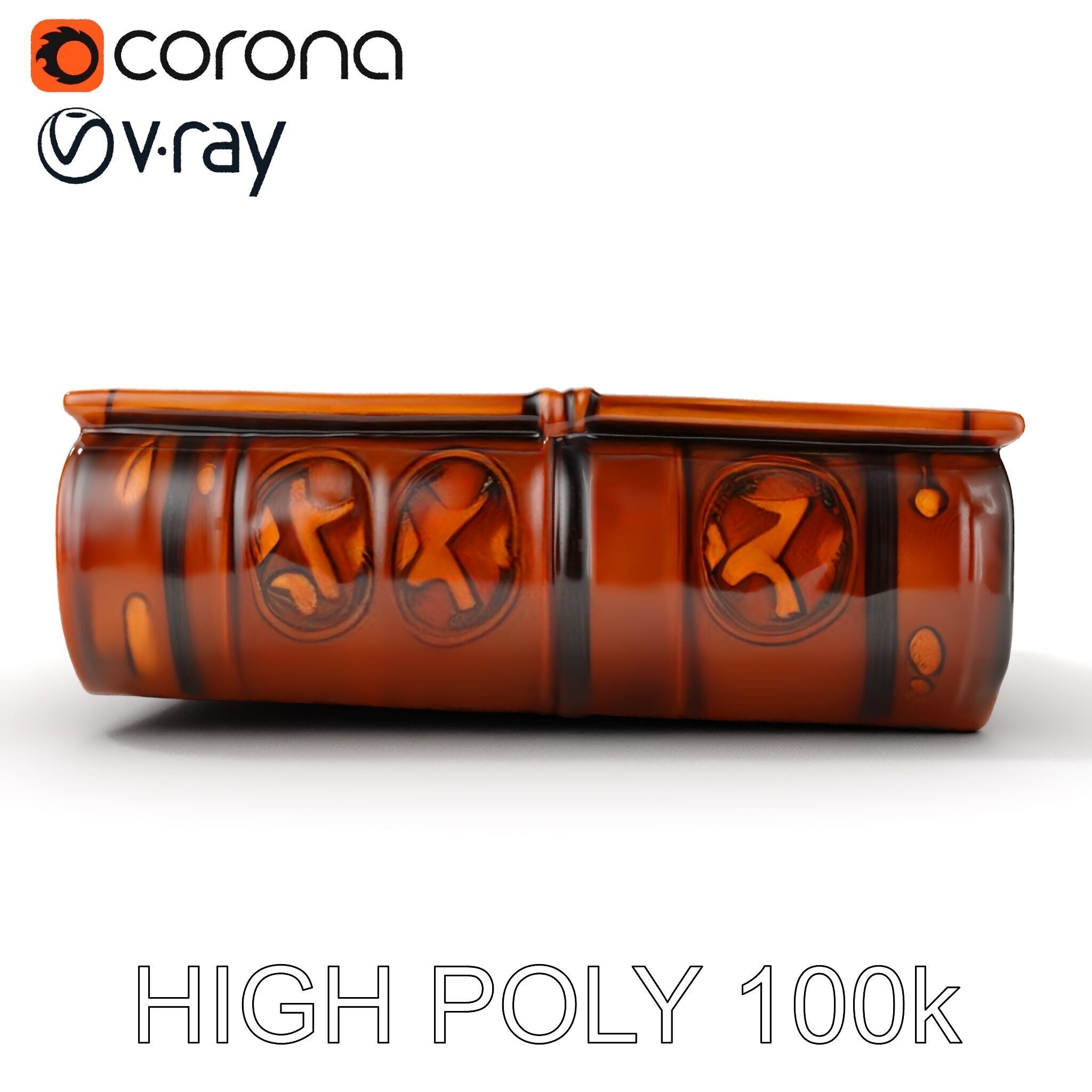 Ancient Spellbook D Model Pack Low-poly 3D model_21