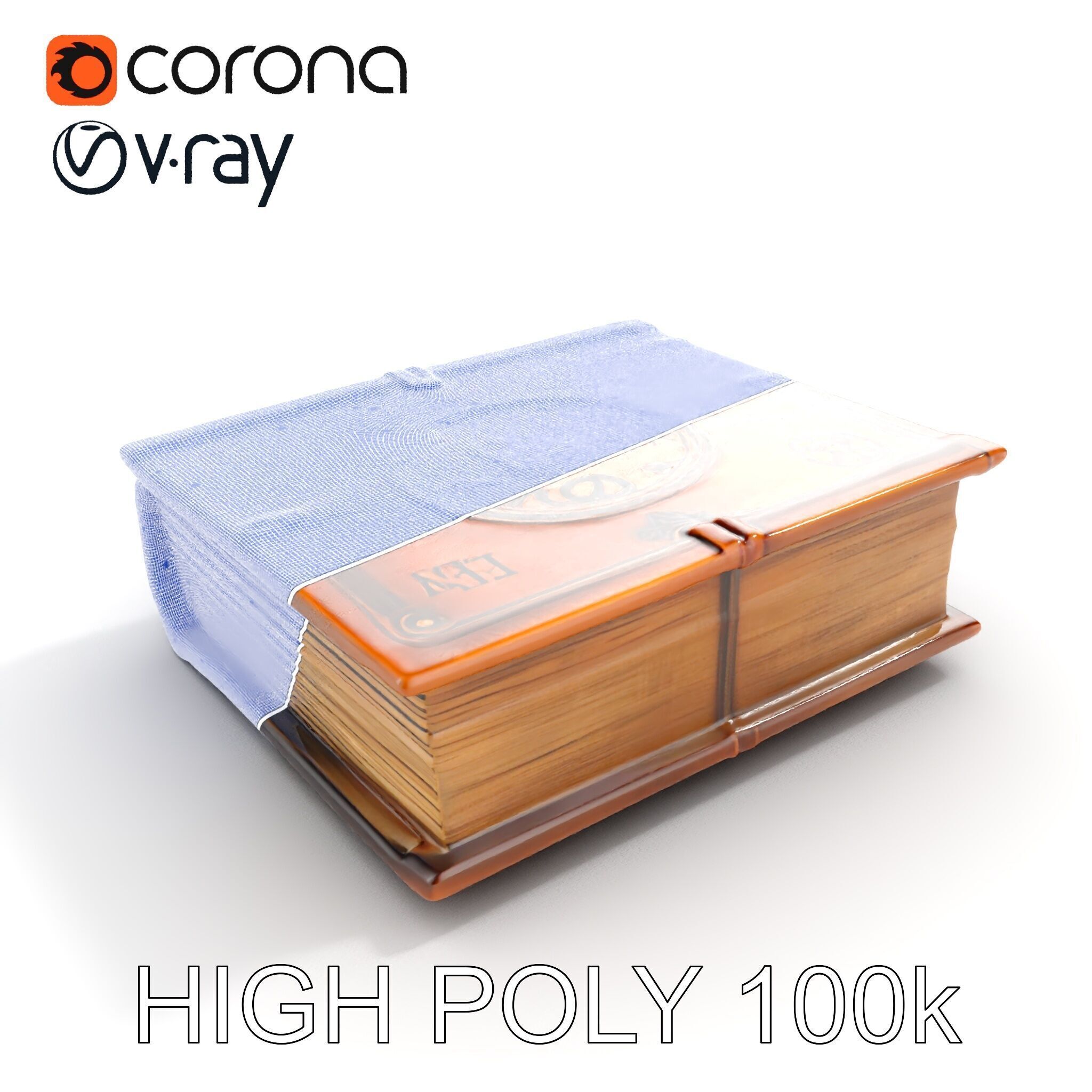 Ancient Spellbook D Model Pack Low-poly 3D model_24