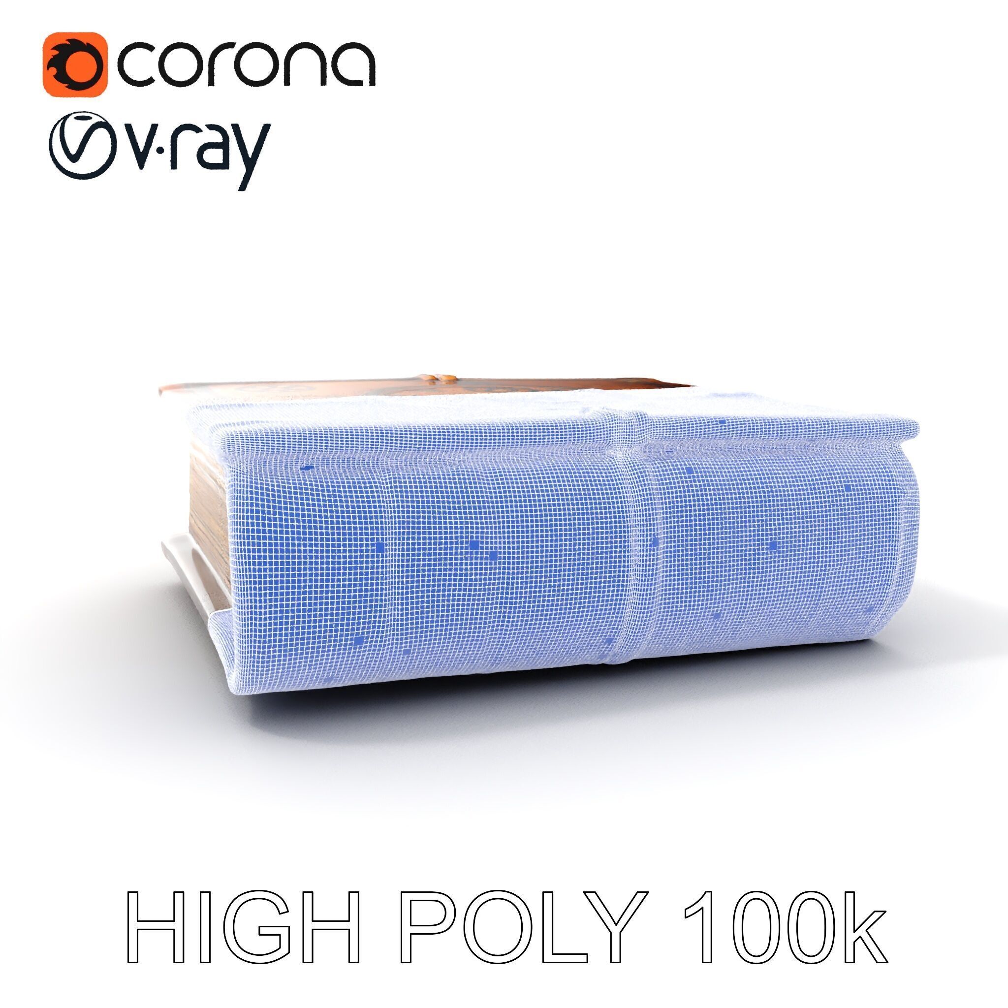 Ancient Spellbook D Model Pack Low-poly 3D model_4