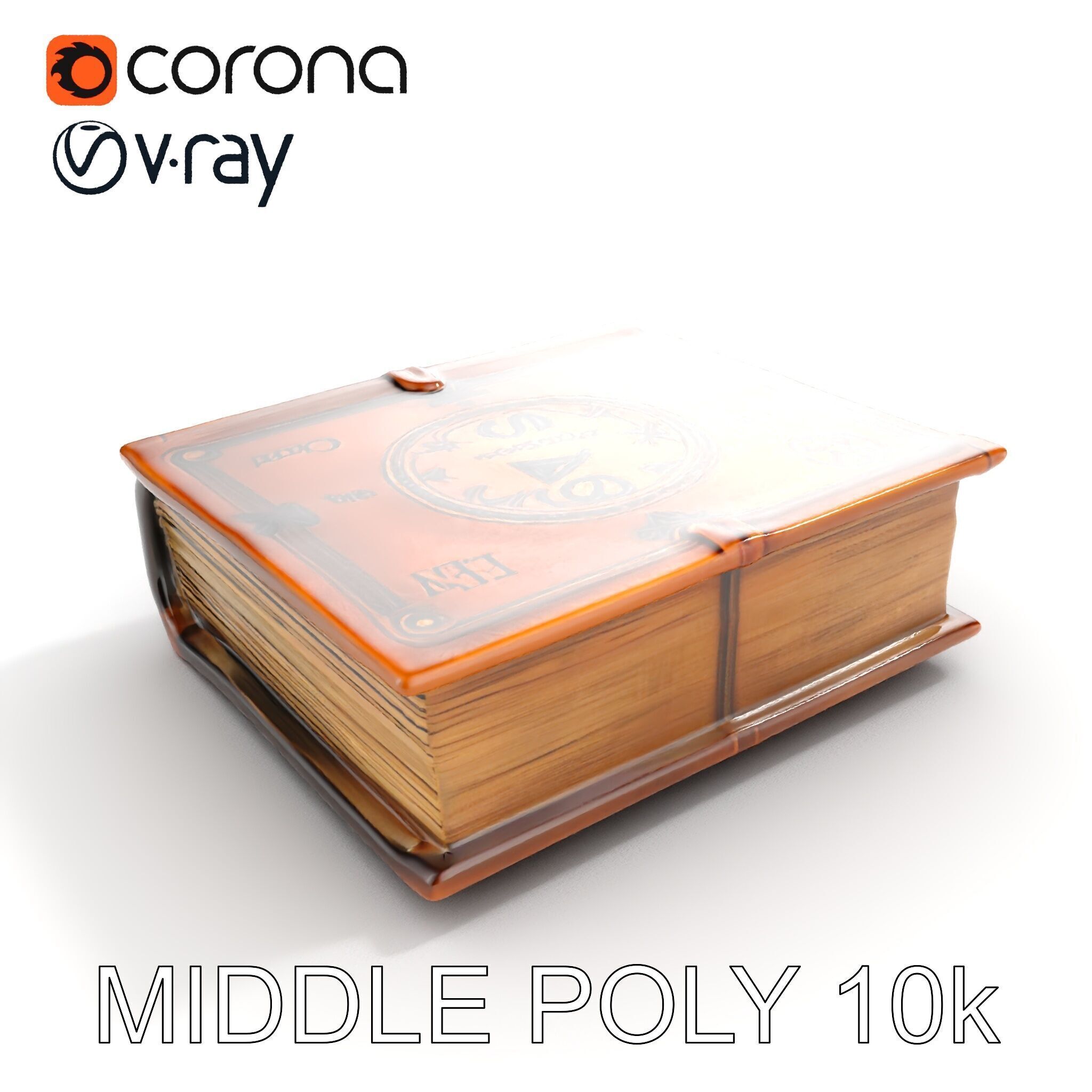 Ancient Spellbook D Model Pack Low-poly 3D model_22