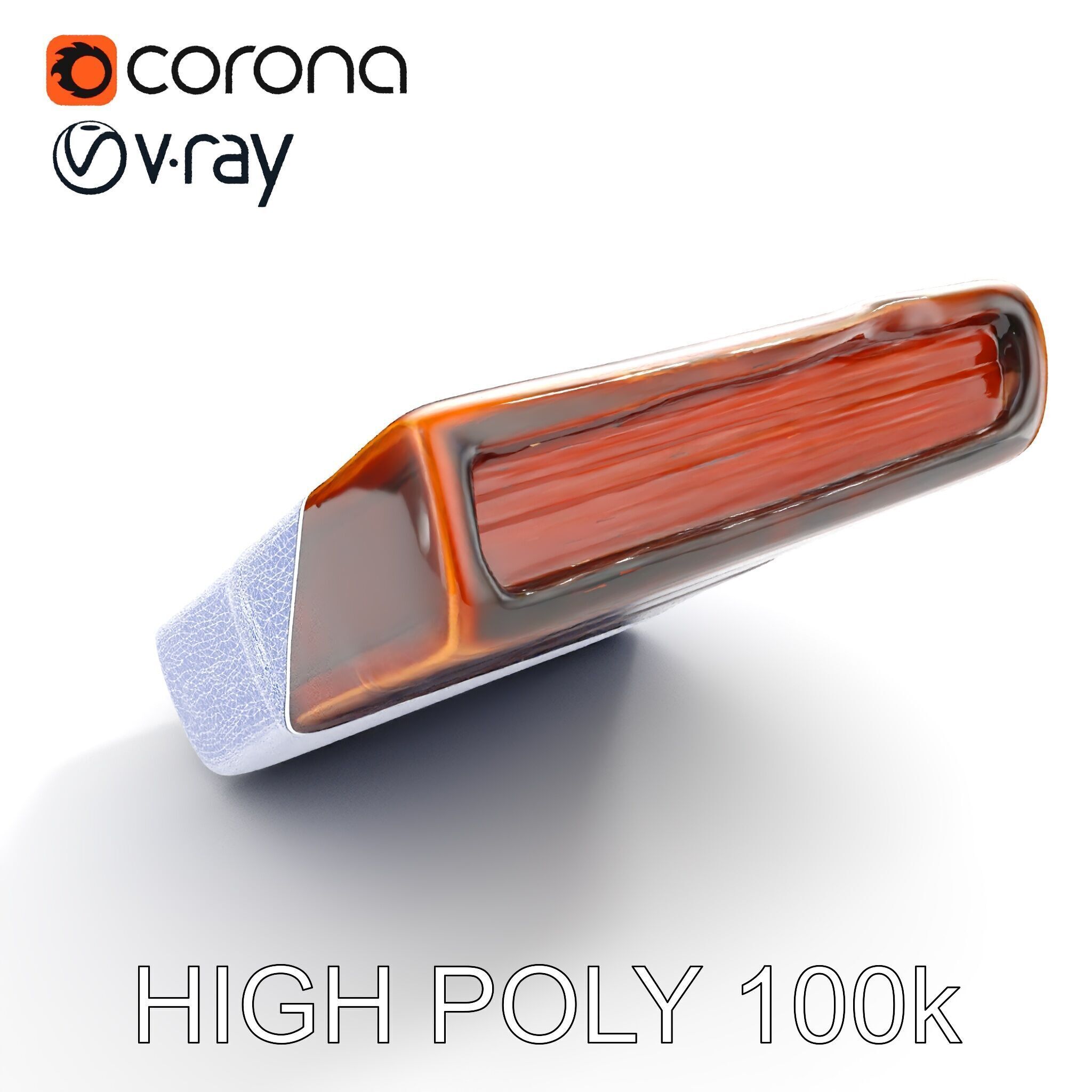 Vintage Compass Leather Notebook D Model Pack Low-poly 3D model_21