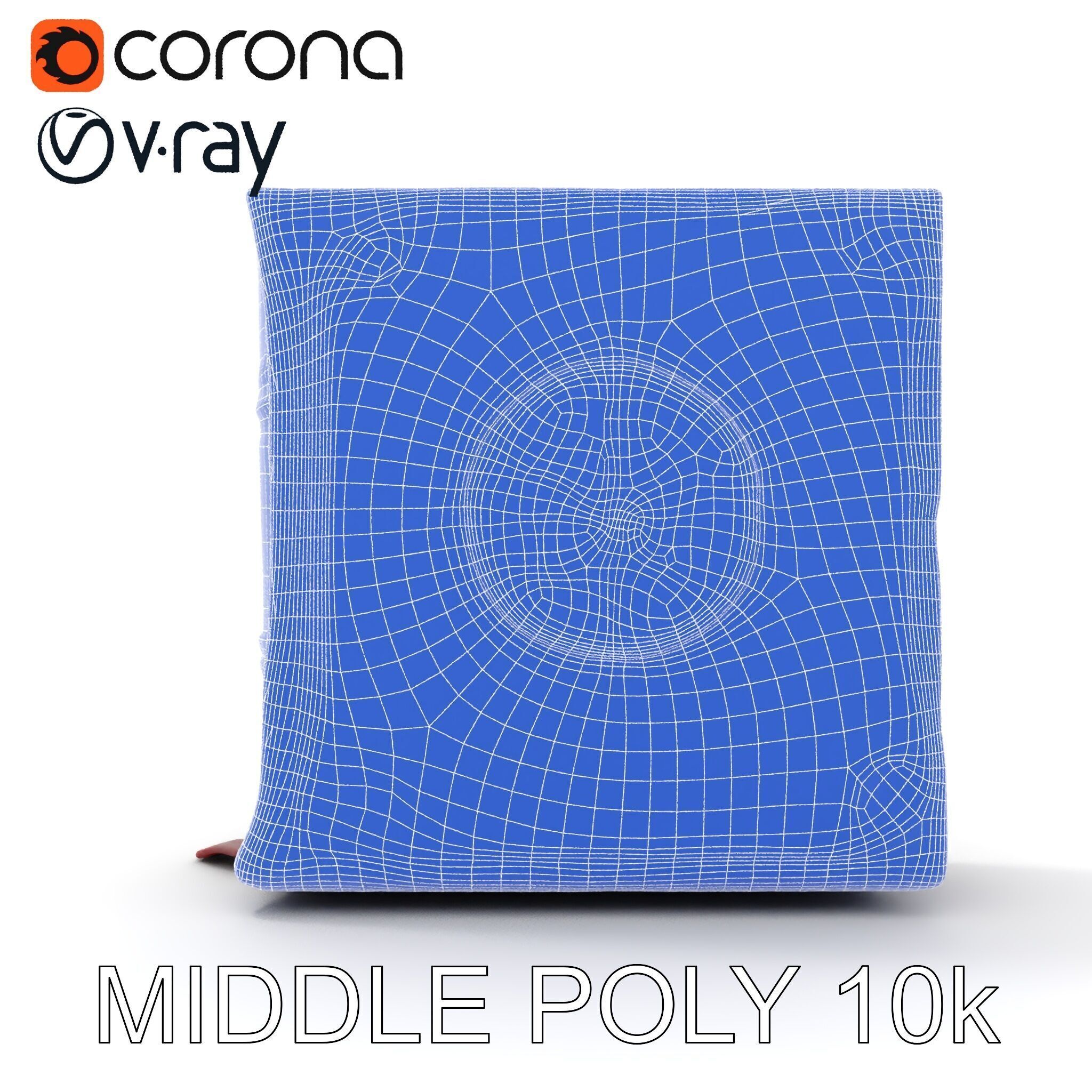 Ancient Leather Bound Book Model Pack Low-poly 3D model_20