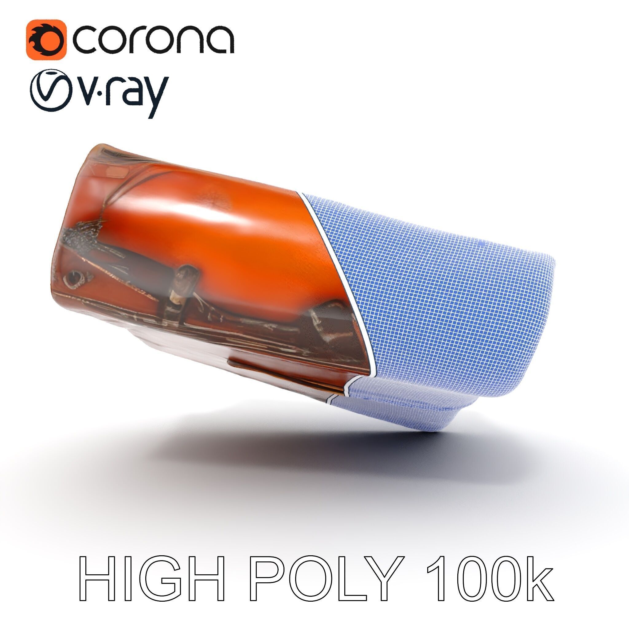 Ancient Leather Bound Book Model Pack Low-poly 3D model_30