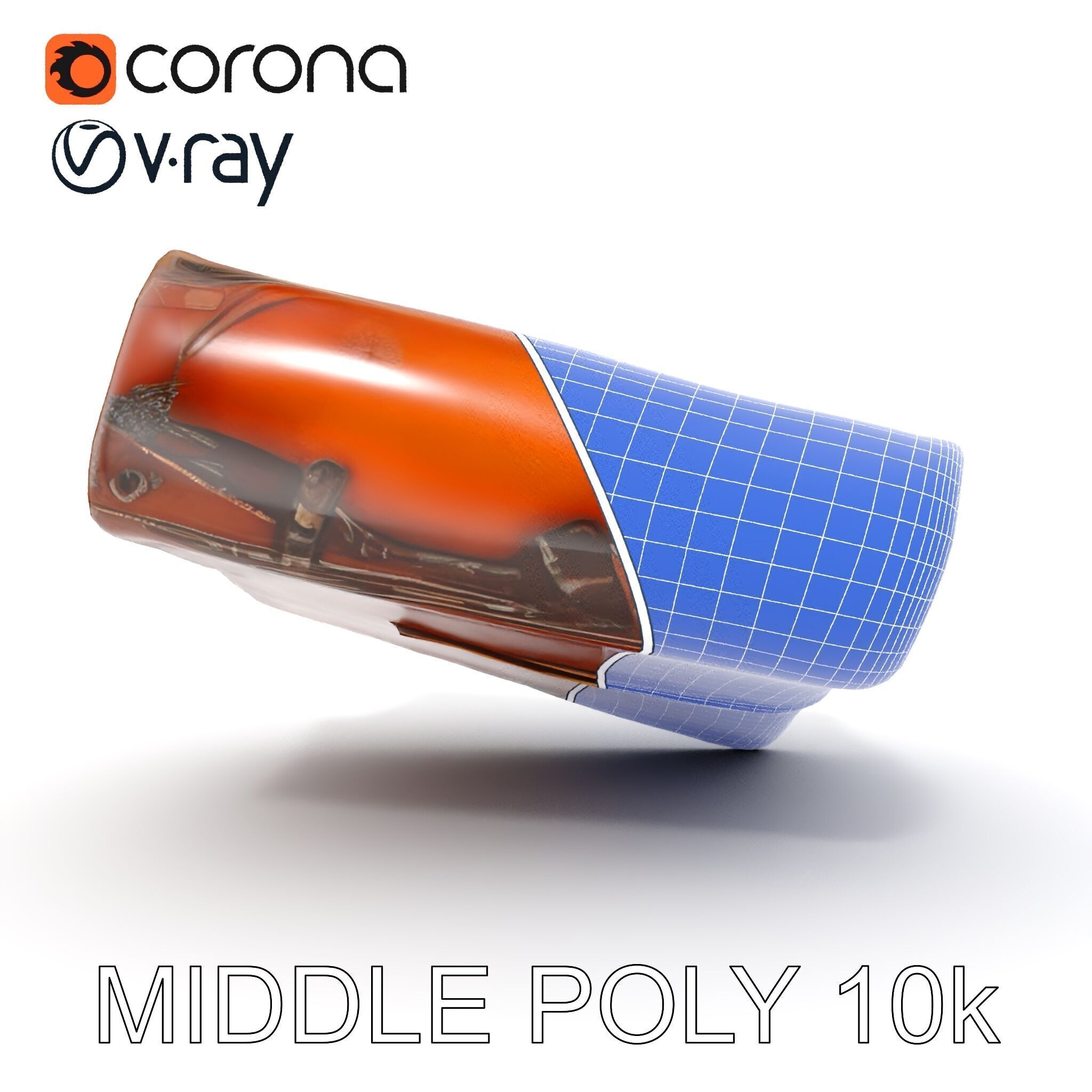 Ancient Leather Bound Book Model Pack Low-poly 3D model_28