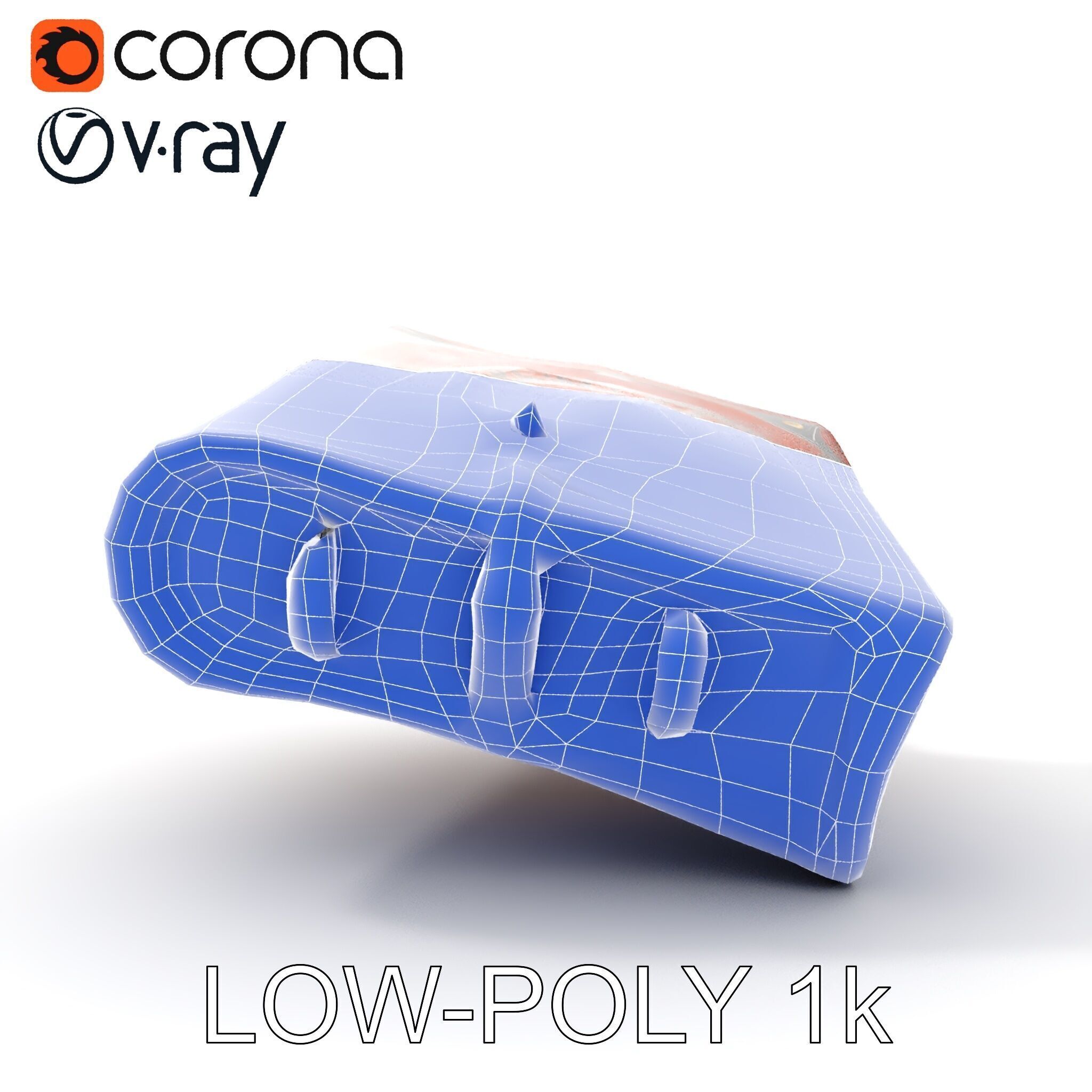 Ancient Leather Bound Book Model Pack Low-poly 3D model_21