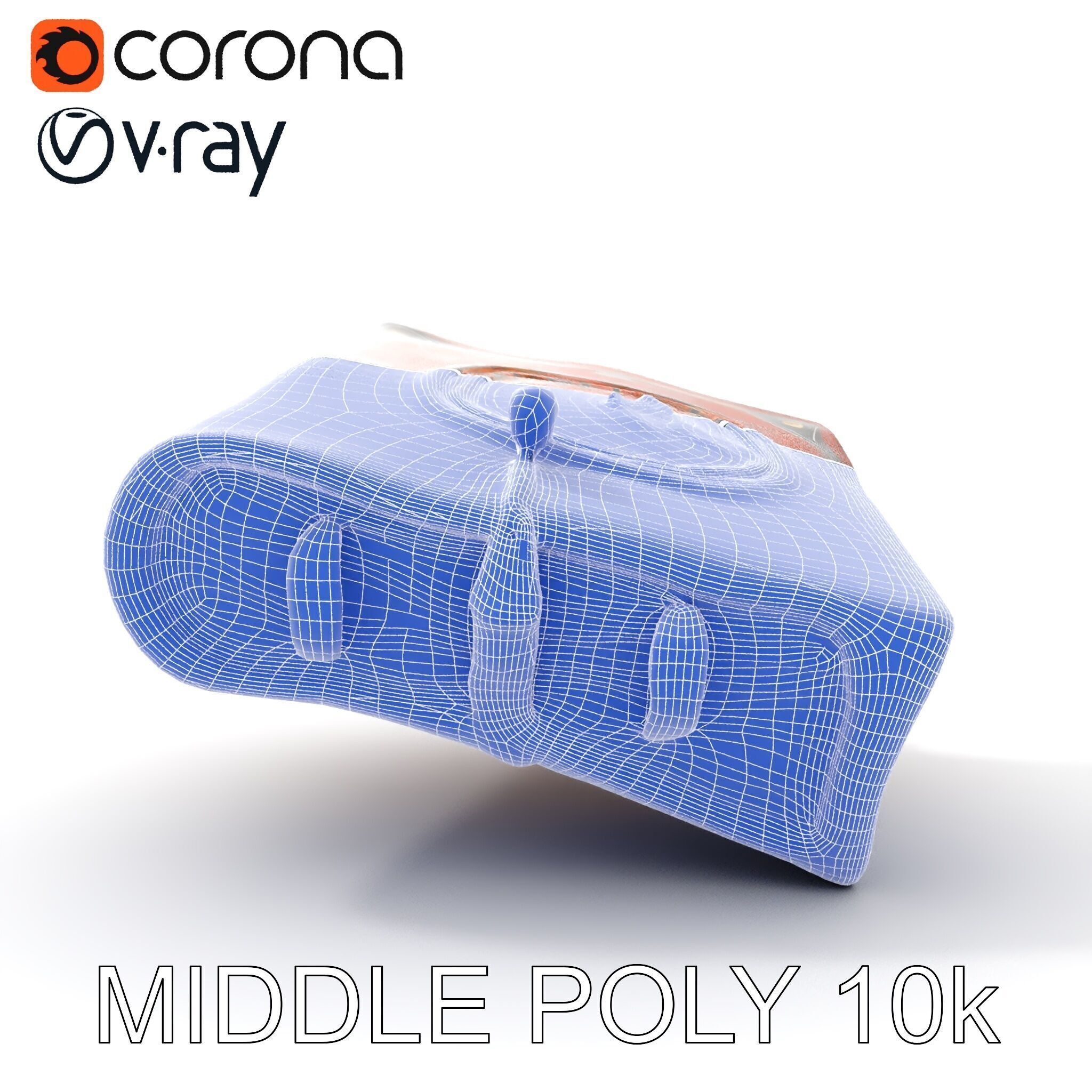 Ancient Leather Bound Book Model Pack Low-poly 3D model_20