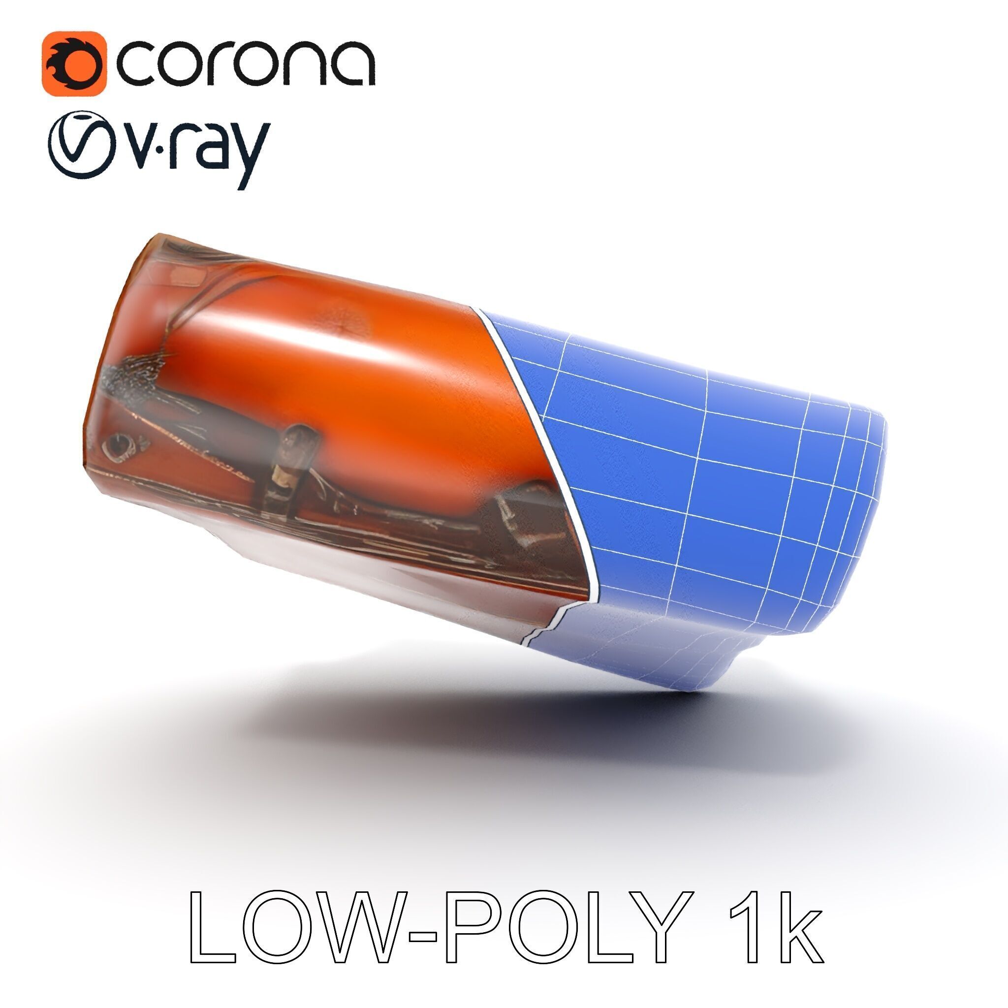 Ancient Leather Bound Book Model Pack Low-poly 3D model_27