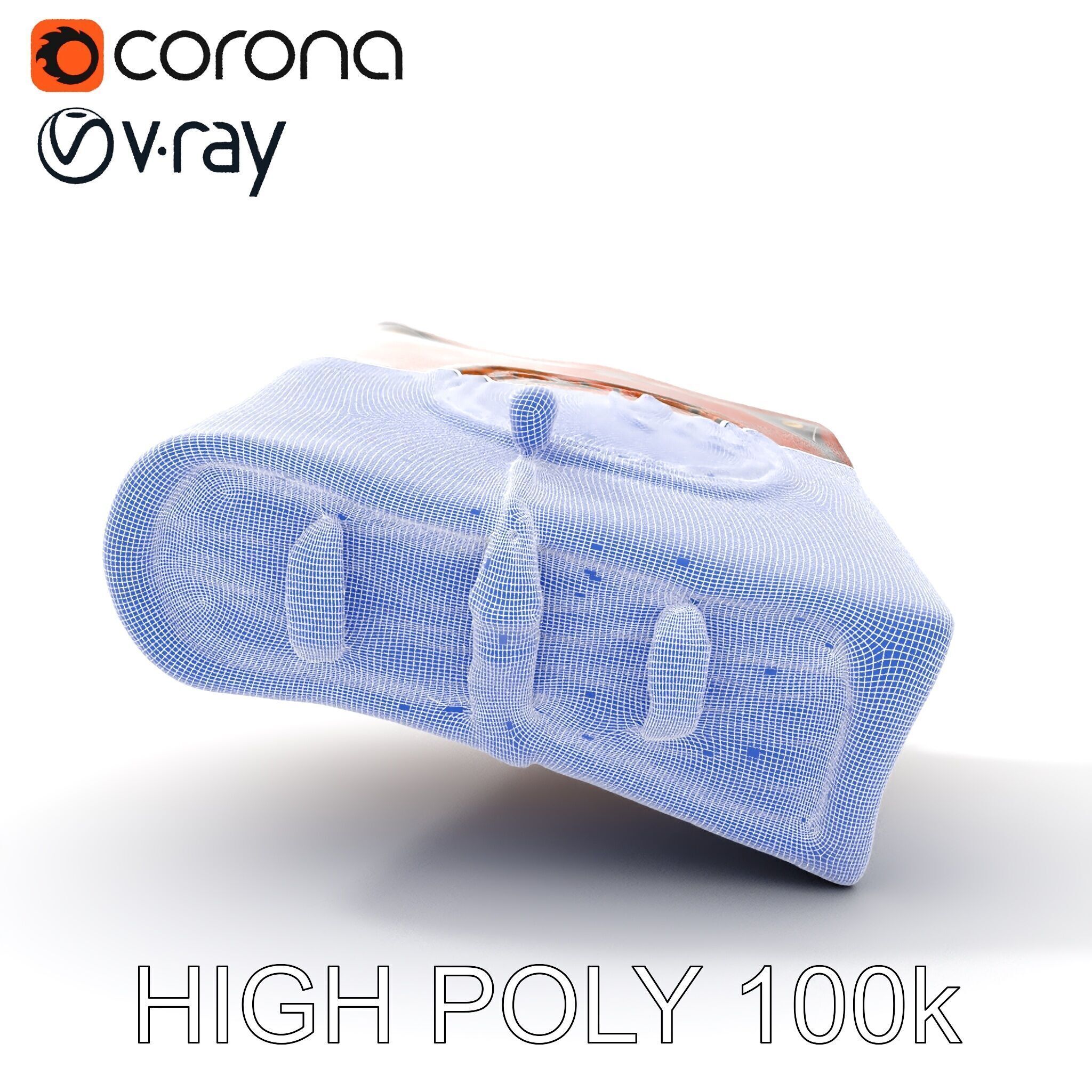 Ancient Leather Bound Book Model Pack Low-poly 3D model_36