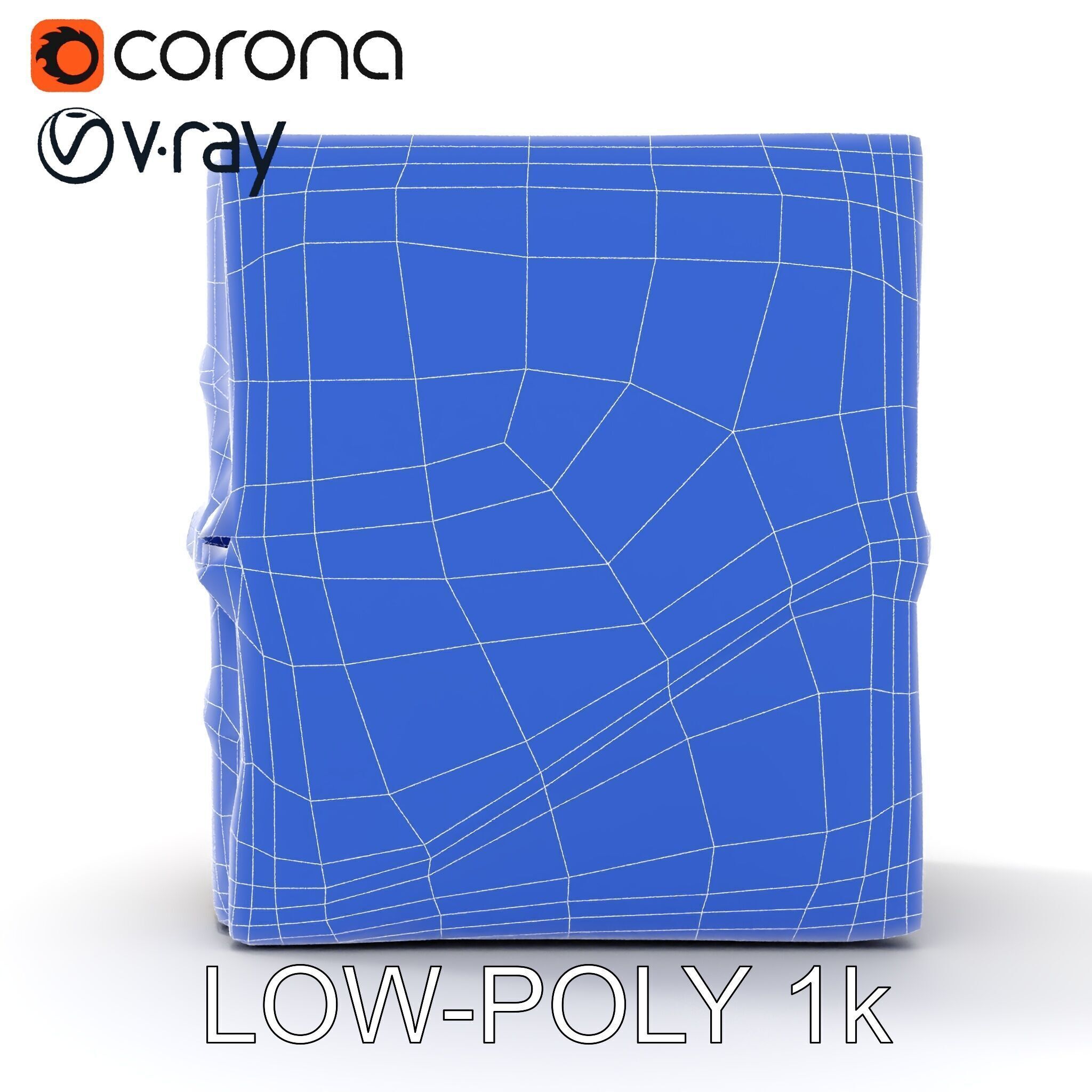 Ornate Medieval Book Model Pack with Detailed Carved Cover Low-poly 3D model_17