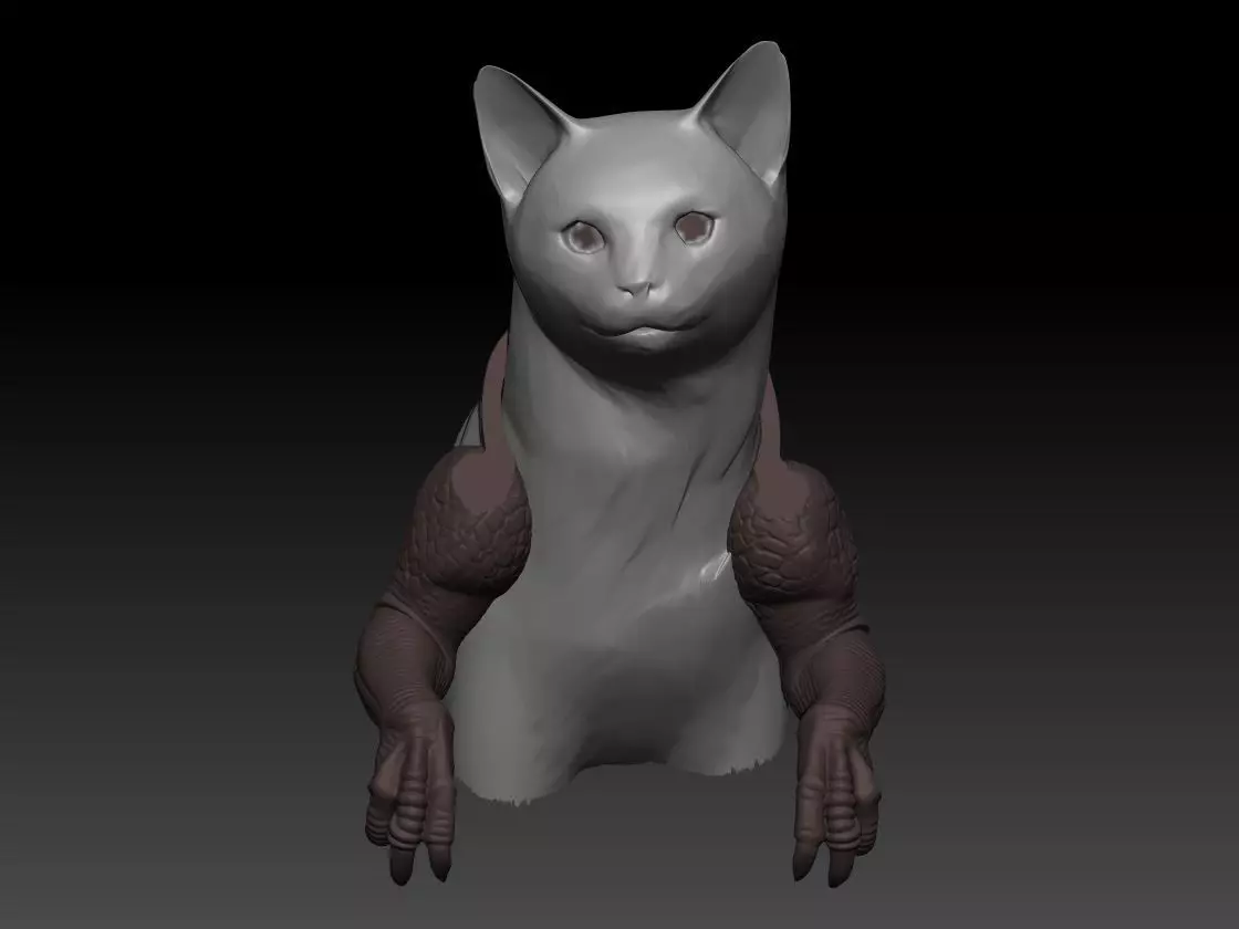 Cat trex arm - Cat-Rex  3D print model_0