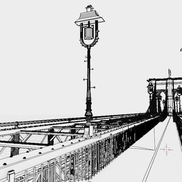 brooklyn bridge 3D model_34
