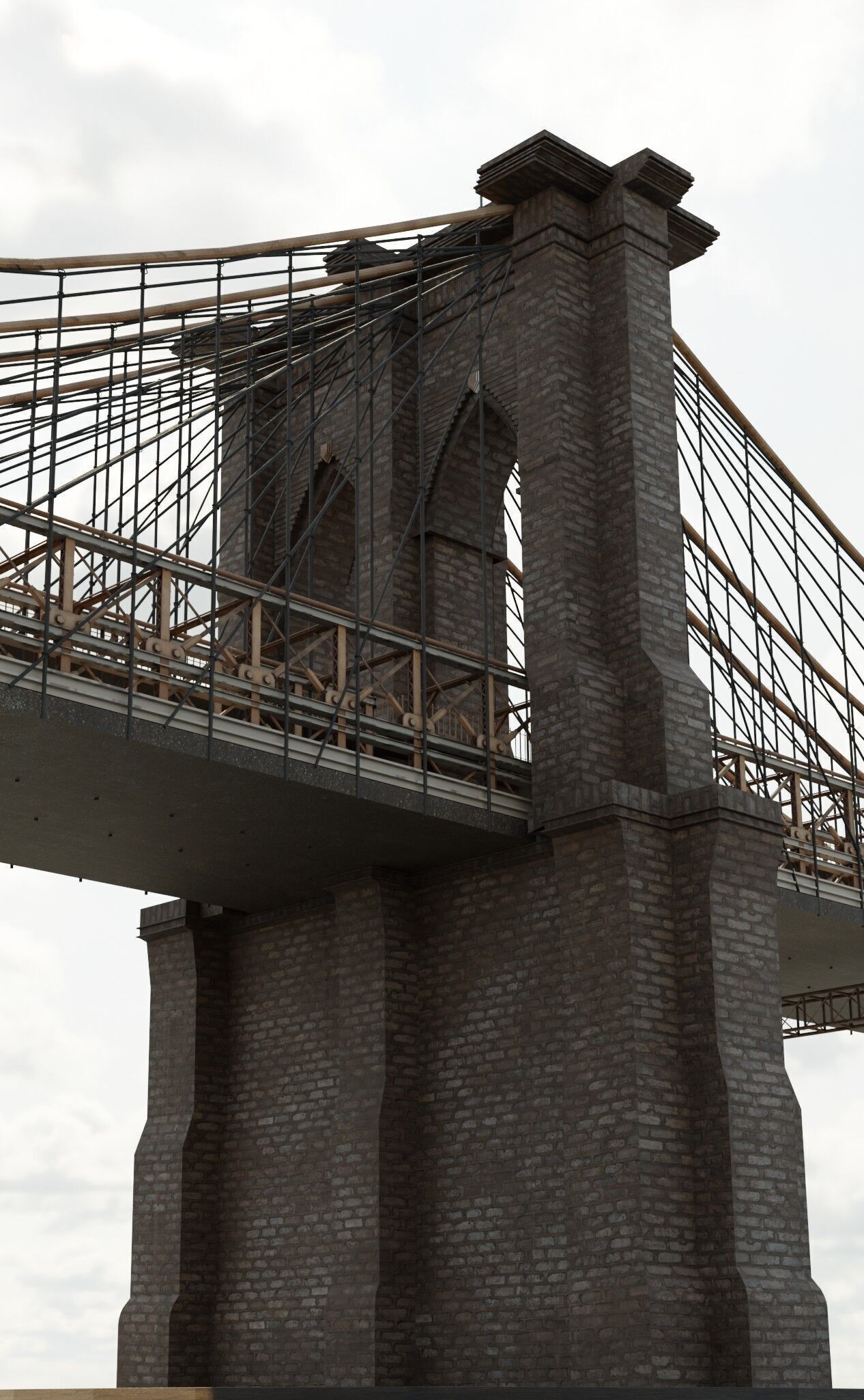 brooklyn bridge 3D model_35