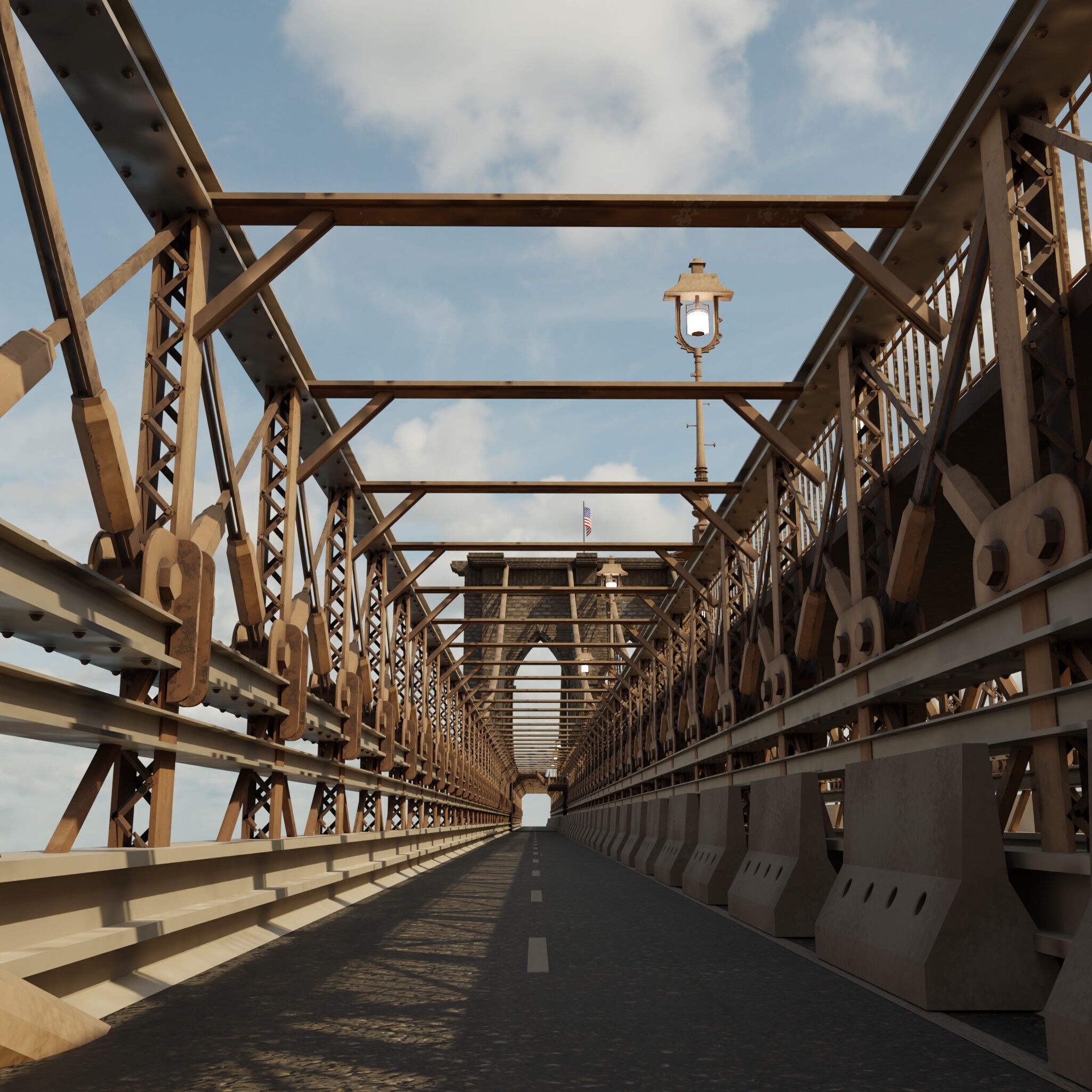 brooklyn bridge 3D model_4
