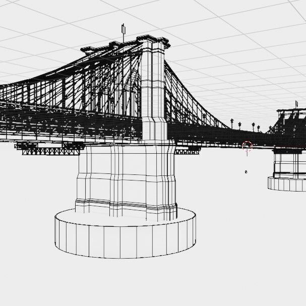 brooklyn bridge 3D model_25