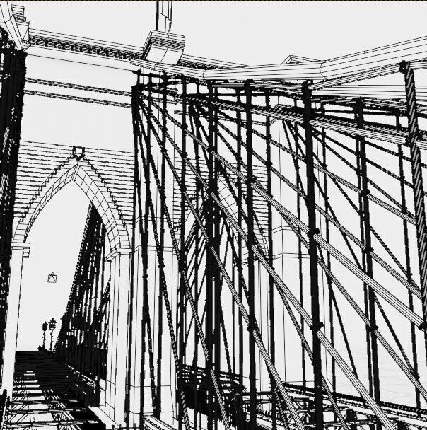 brooklyn bridge 3D model_31