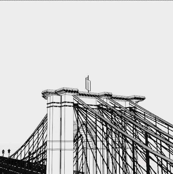 brooklyn bridge 3D model_20