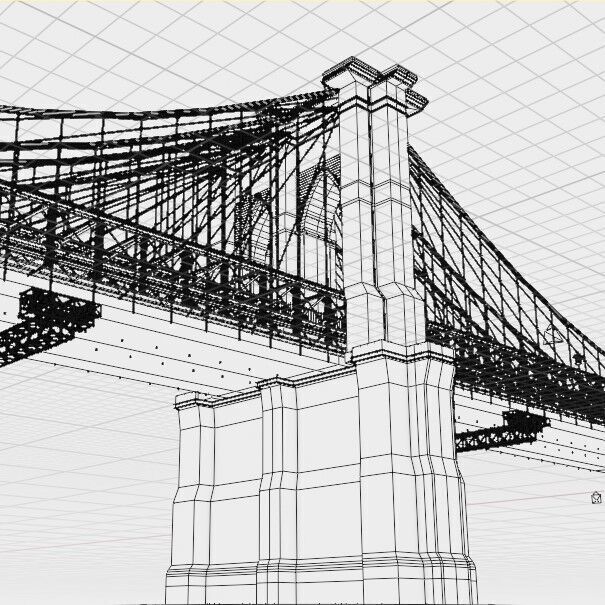 brooklyn bridge 3D model_27
