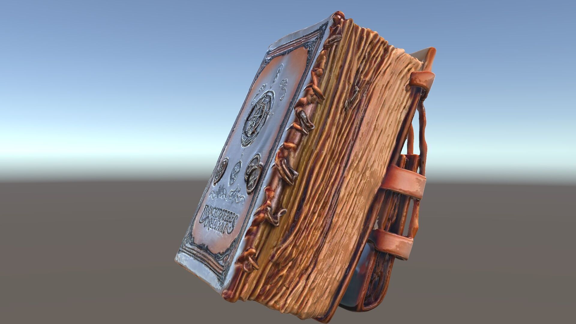 Antique Spellbook Model Pack Low-poly 3D model_34