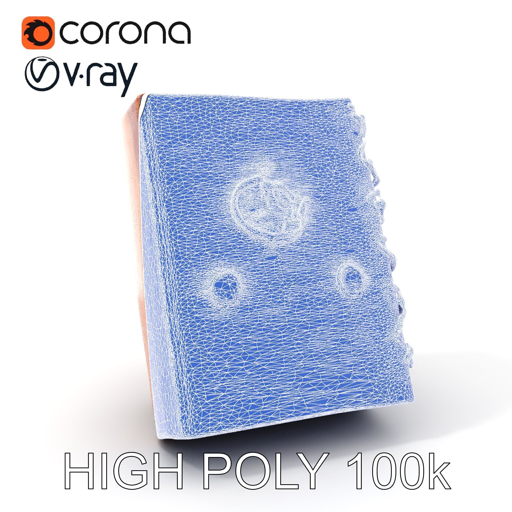 Antique Spellbook Model Pack Low-poly 3D model_26