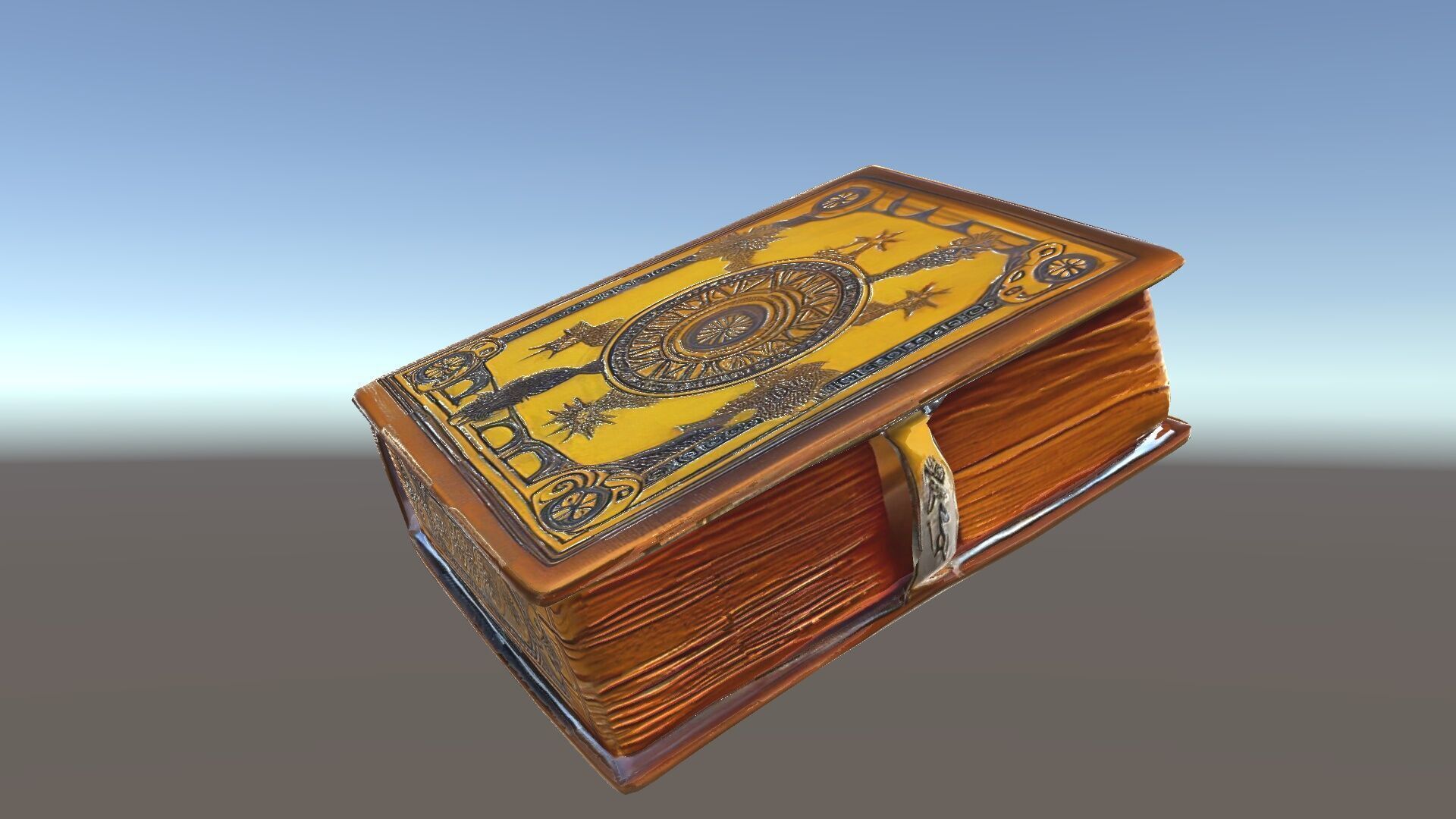 Antique Ornate Book D Model Pack Low-poly 3D model_35