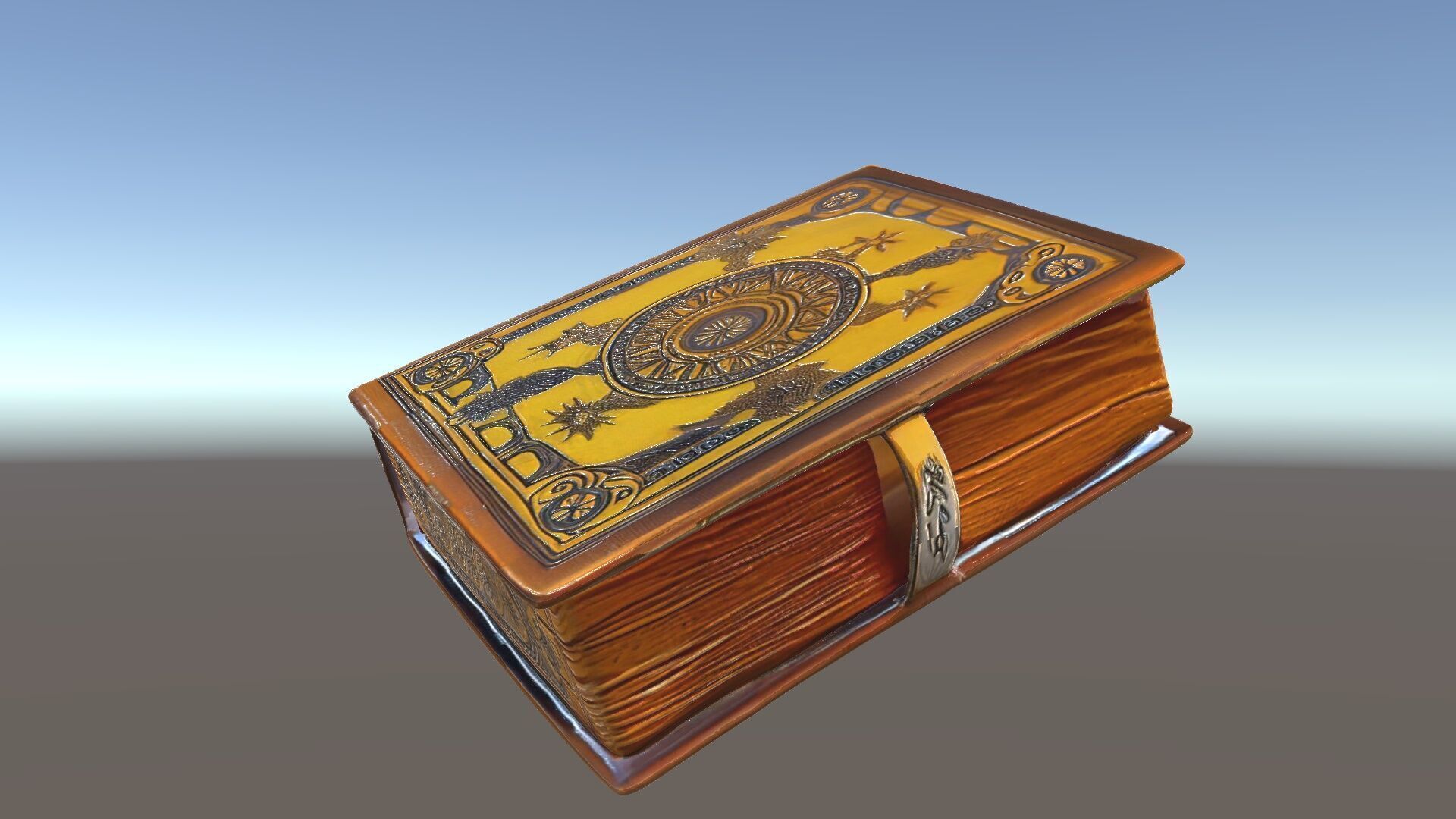 Antique Ornate Book D Model Pack Low-poly 3D model_34