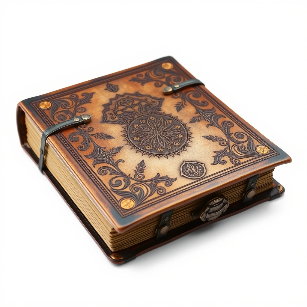 Ornate Medieval Book D Model Pack Low-poly 3D model_3