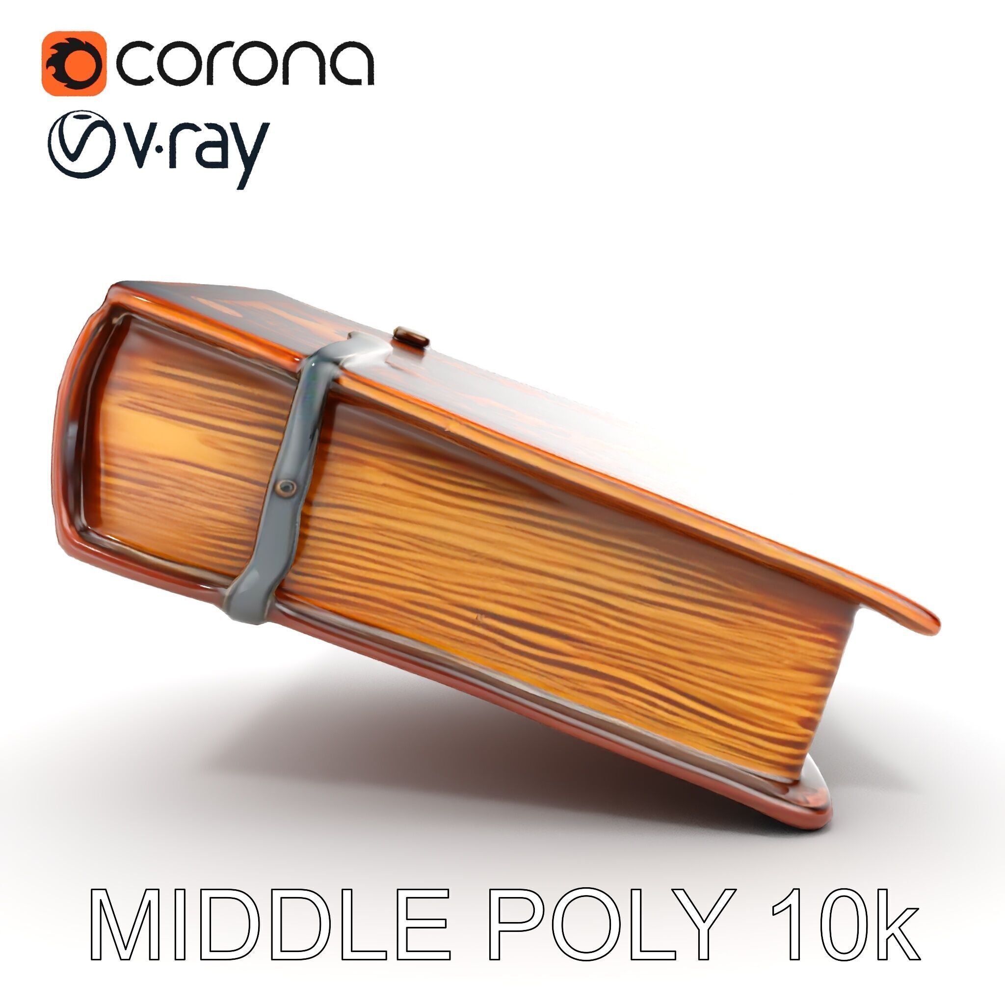 Ornate Medieval Book D Model Pack Low-poly 3D model_14