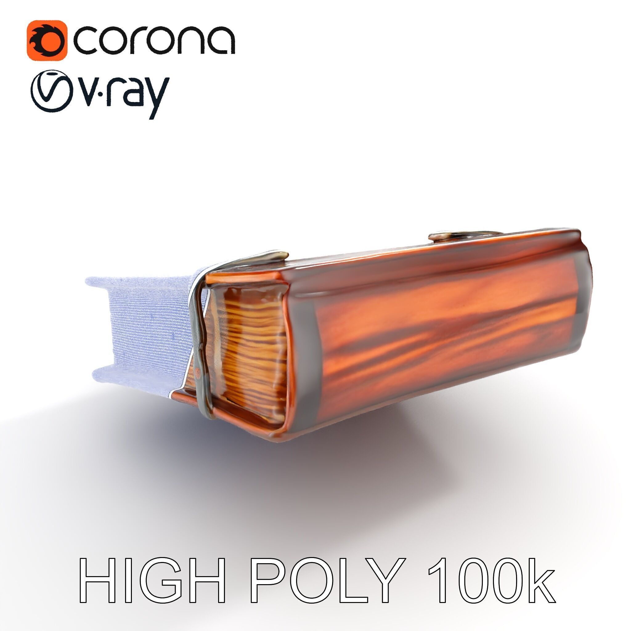 Ornate Medieval Book D Model Pack Low-poly 3D model_19