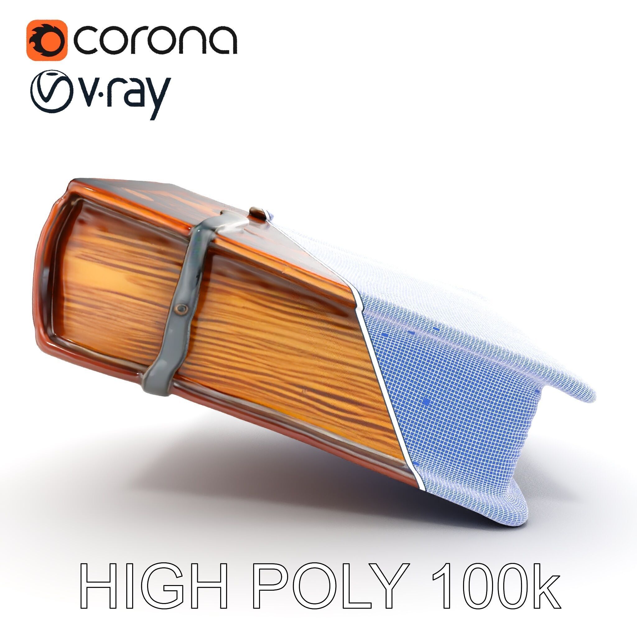 Ornate Medieval Book D Model Pack Low-poly 3D model_25