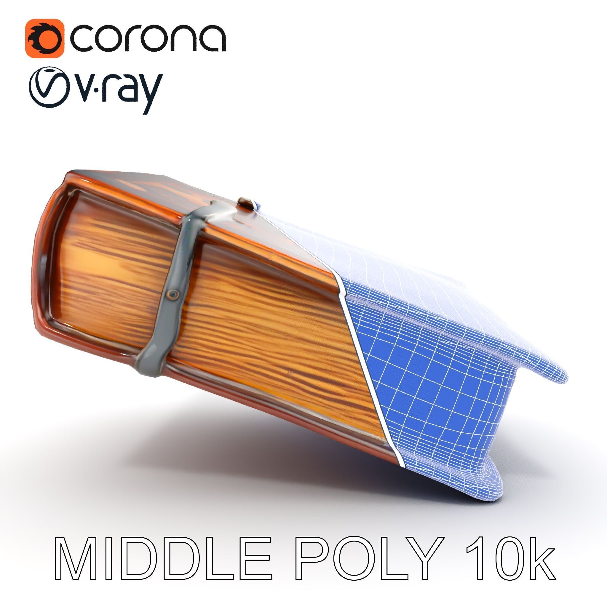 Ornate Medieval Book D Model Pack Low-poly 3D model_29