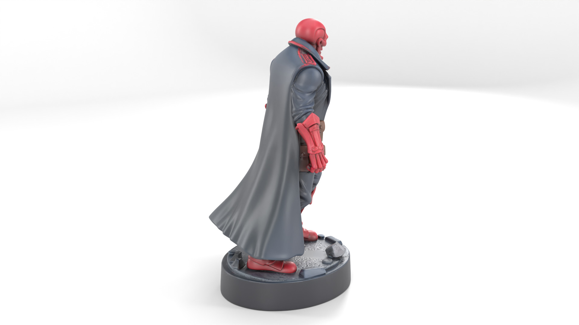 Red Skull Agent of Hydra 3D model_5