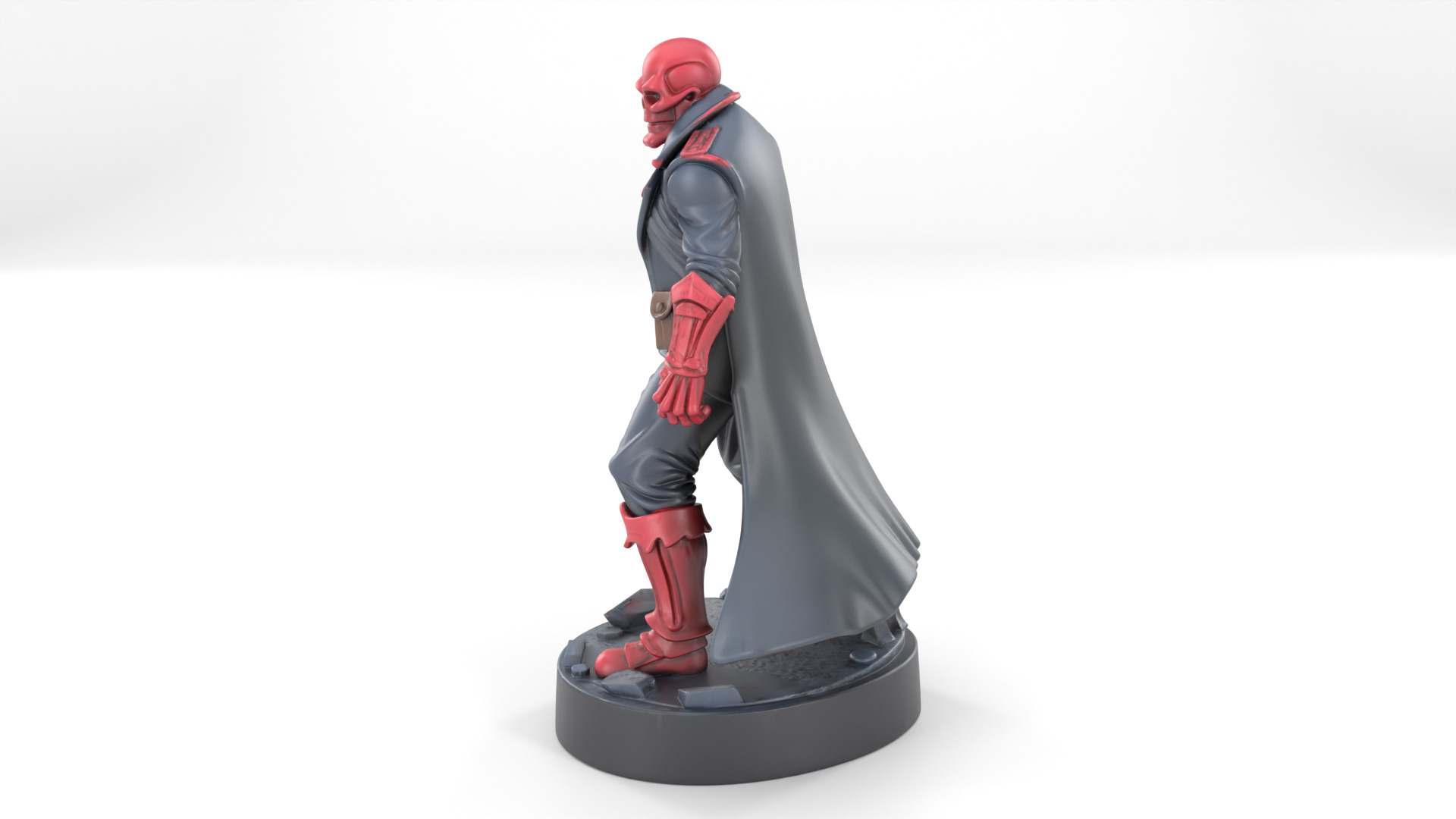 Red Skull Agent of Hydra 3D model_9